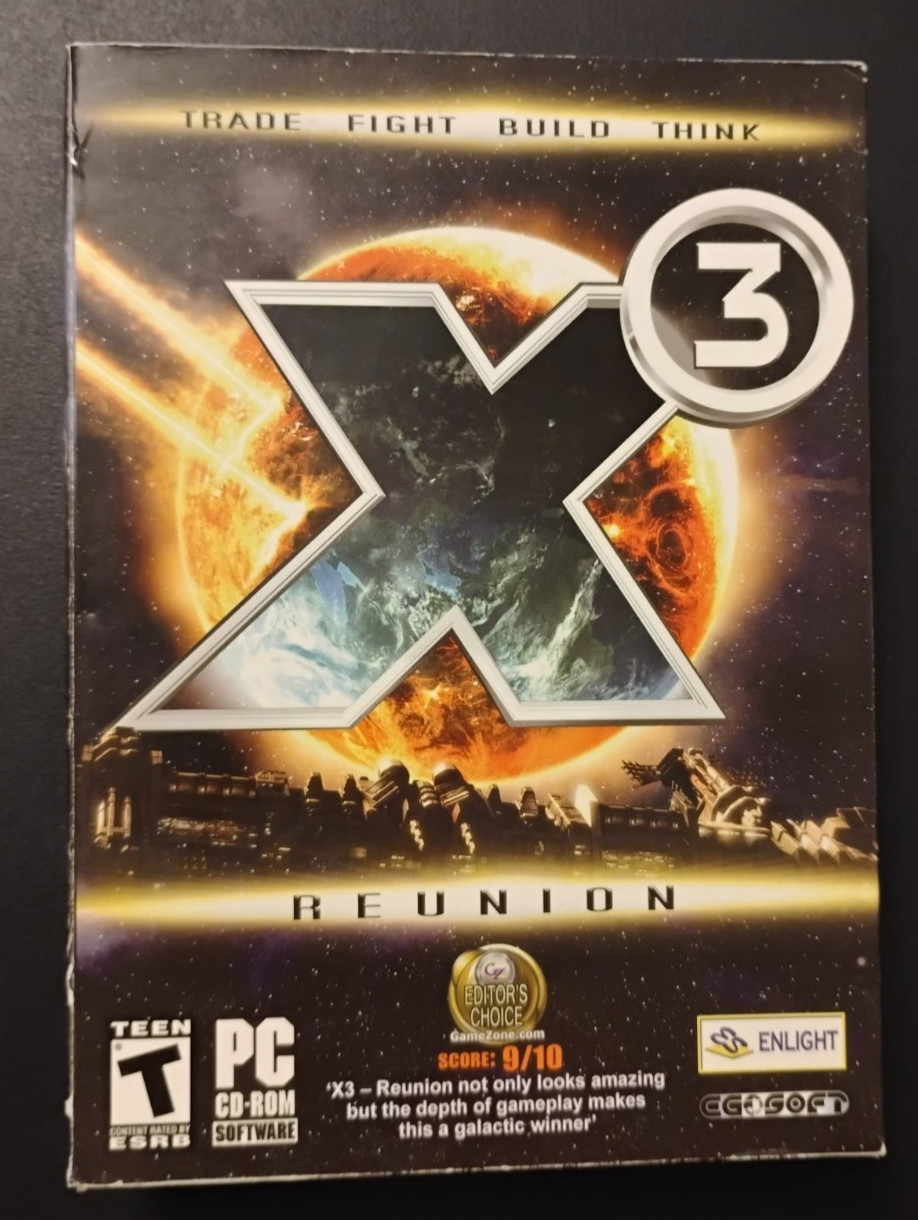 PC CD Rom X3 Reunion - 2005 Egosoft - Brand New Sealed Small Box