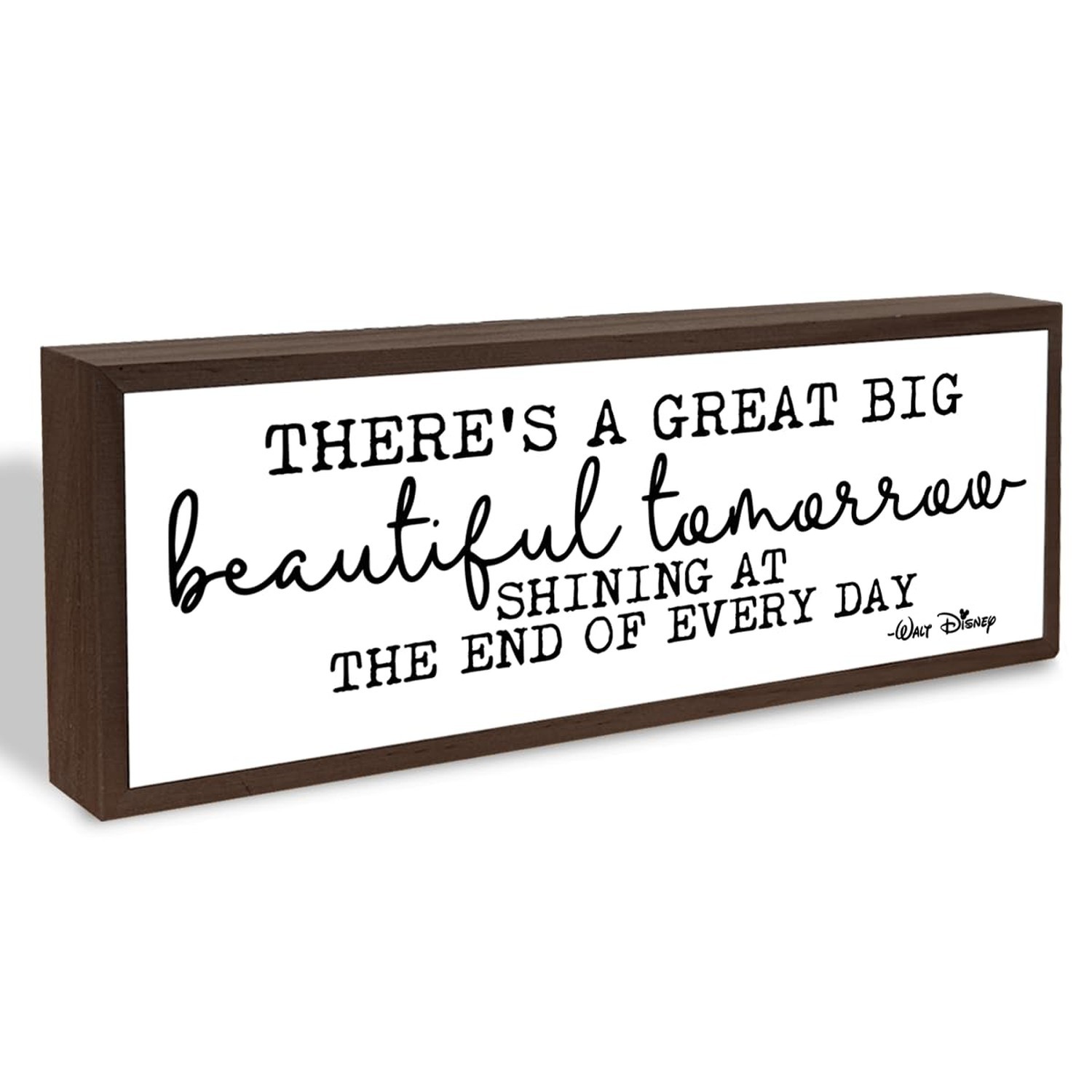 There's A Great Big Beautiful Tomorrow Sign, Positive Decoration Sign Gift, I...