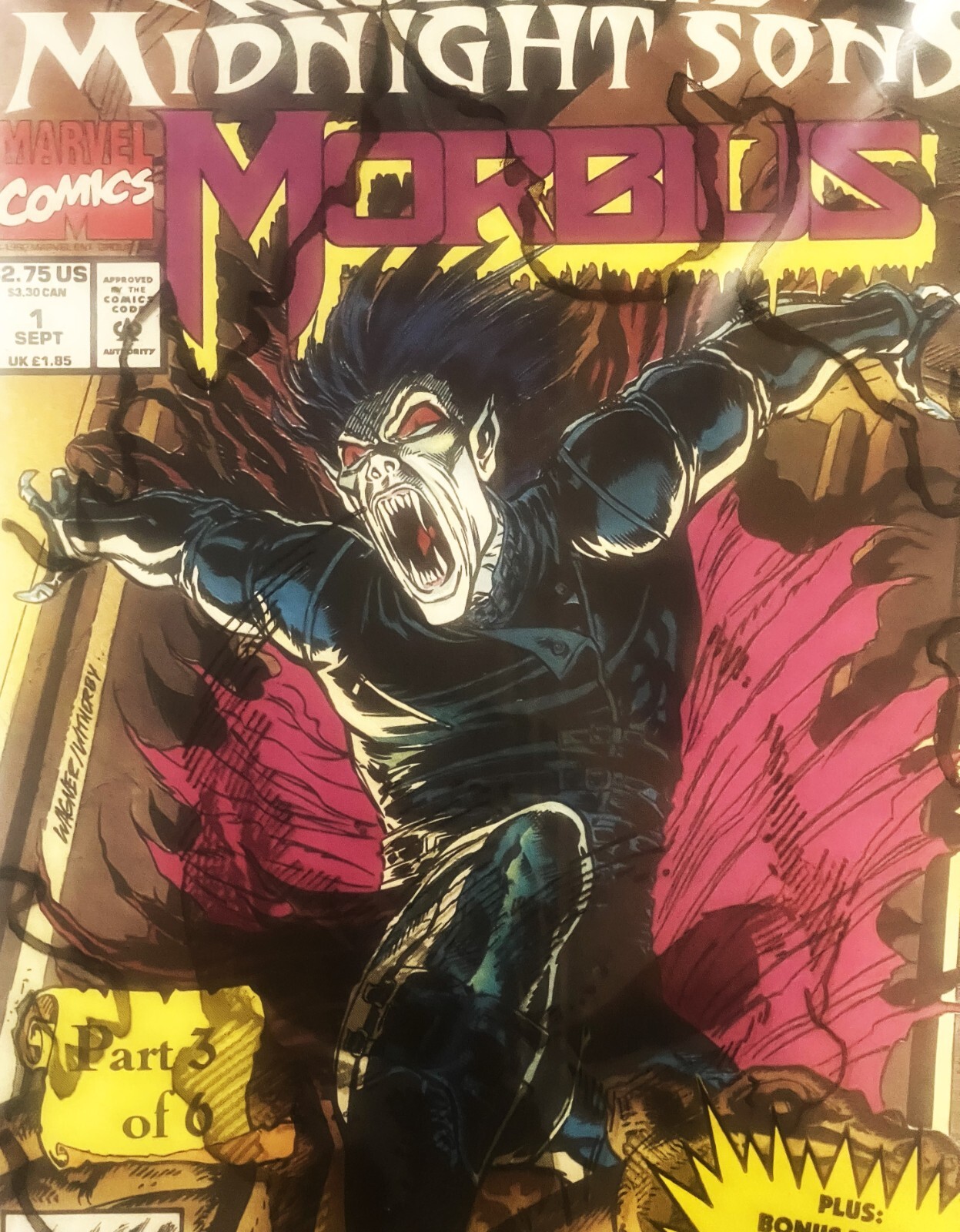 Retro 1992 Morbius, The Living Vampire Collectors\' Edition, Factory Sealed