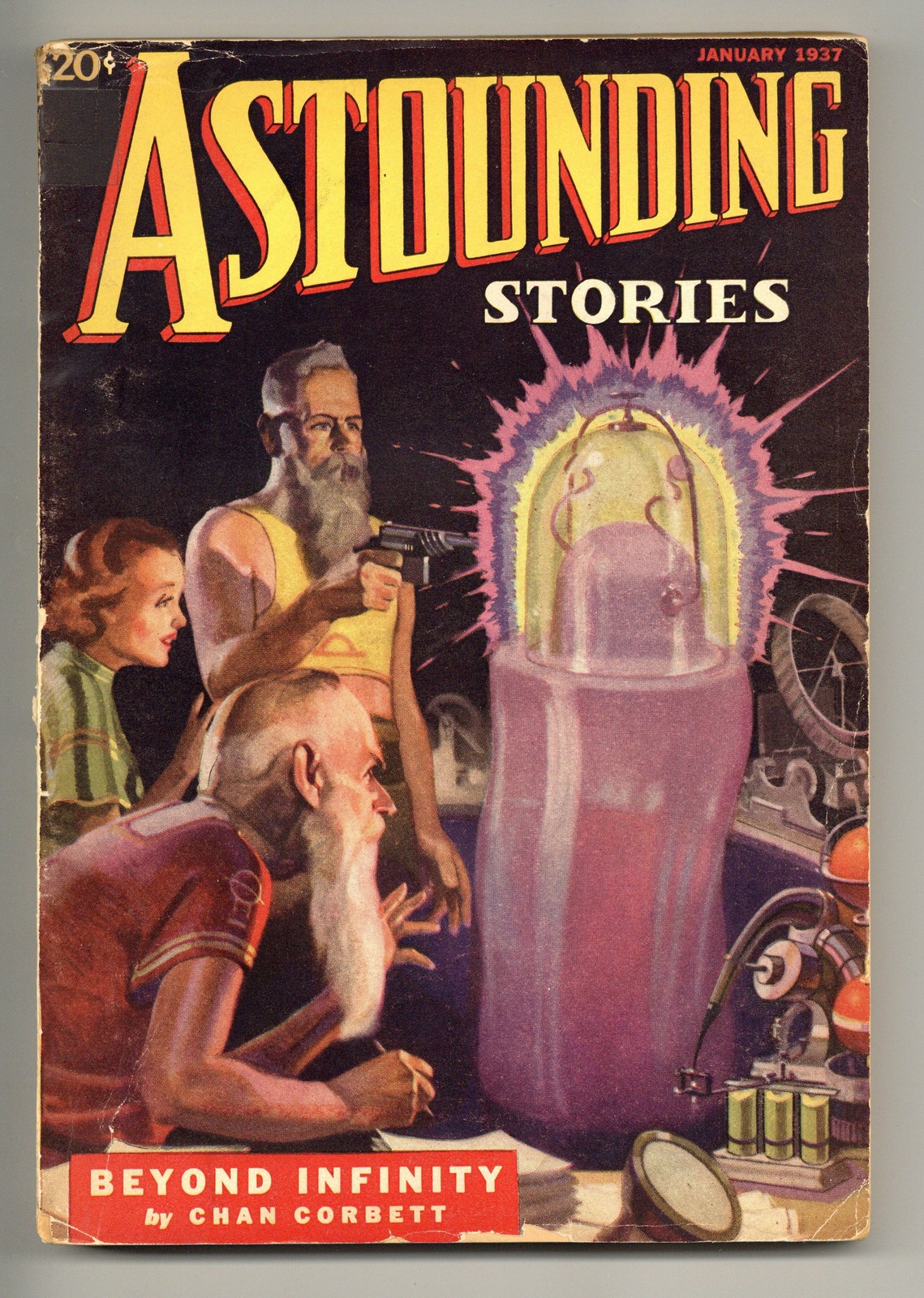 Astounding Stories Pulp Jan 1937 Vol. 18 #5 VG