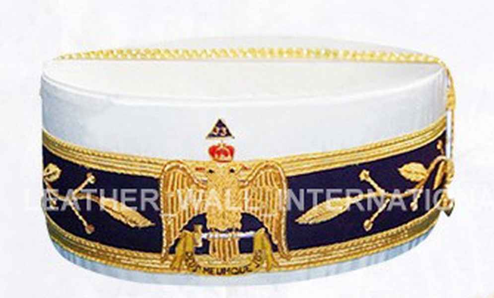 MASONIC 33rd DEGREE CROWNS, SCOTTISH RITE 33rd CAP, 33rd DEGREE WINGS DOWN Caps