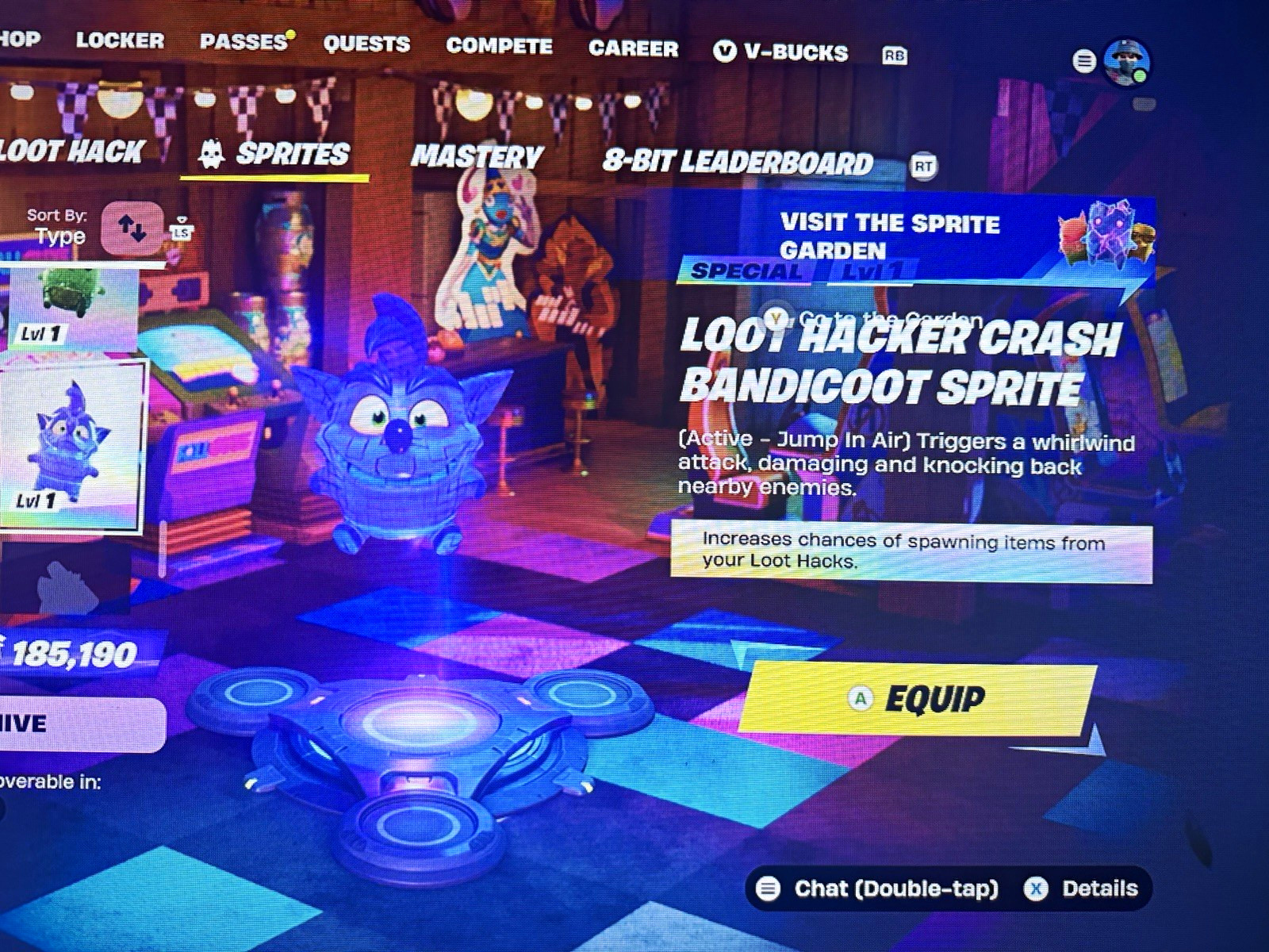 Crash Bandicoot Loot Hacker Sprite
