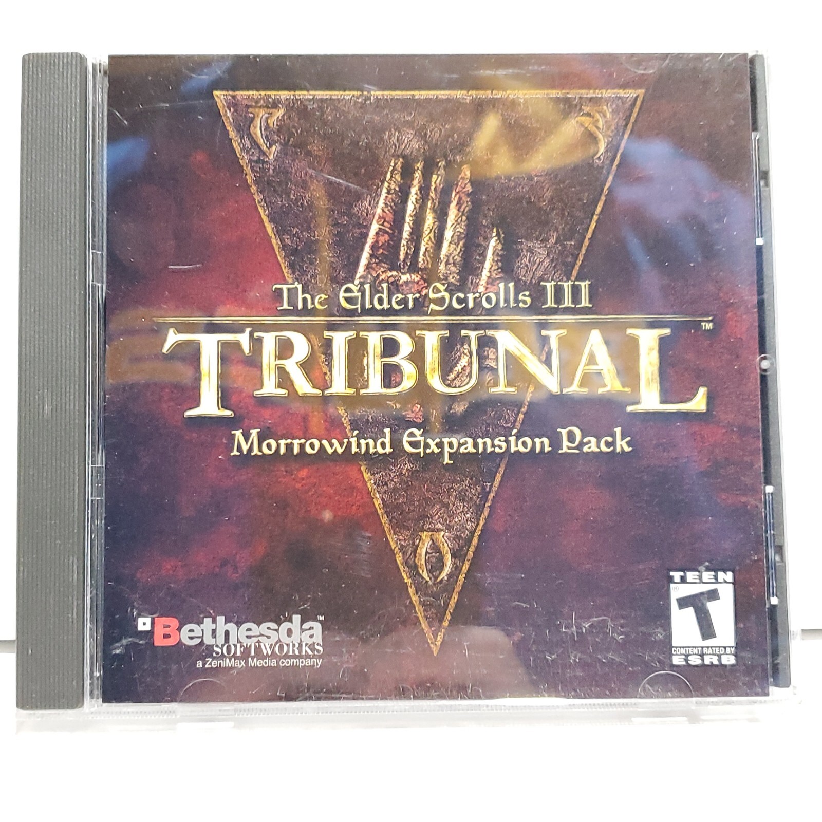 The Elder Scrolls III Tribunal Marrowind Expansion Pack PC 2002 Disc & Case