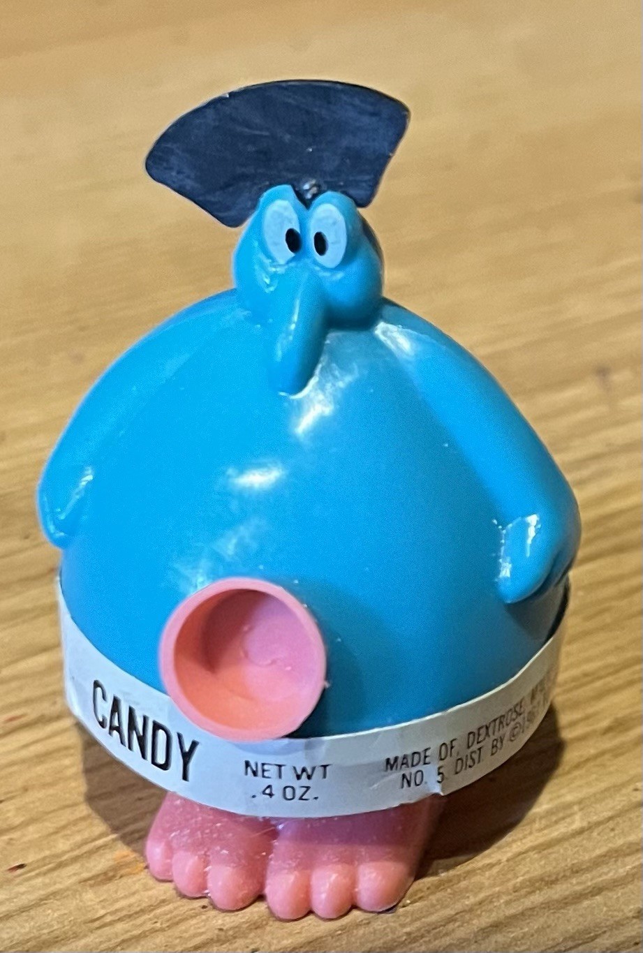 1987 Topps Pluggo Candy Sealed Unopened Vintage Advertising Characters Container