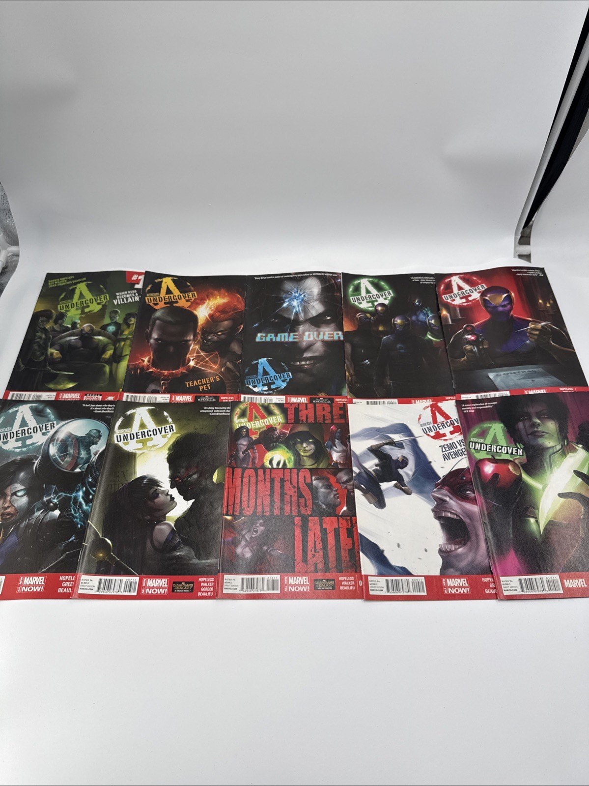 Avengers Undercover 1 - 10 Complete Set 2014 Series Marvel Comics