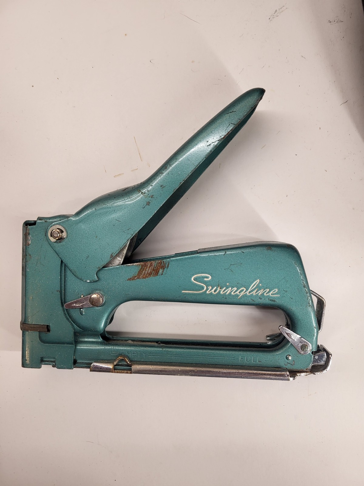 Vintage Swingline Stapler 101 Staple Gun Green