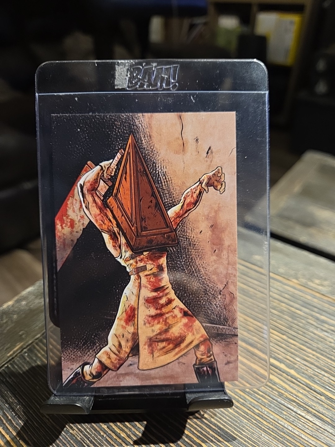 Bam Gamer Box Silent Hill Pyramid Head Art Card By Artist George Vega 2101/2500