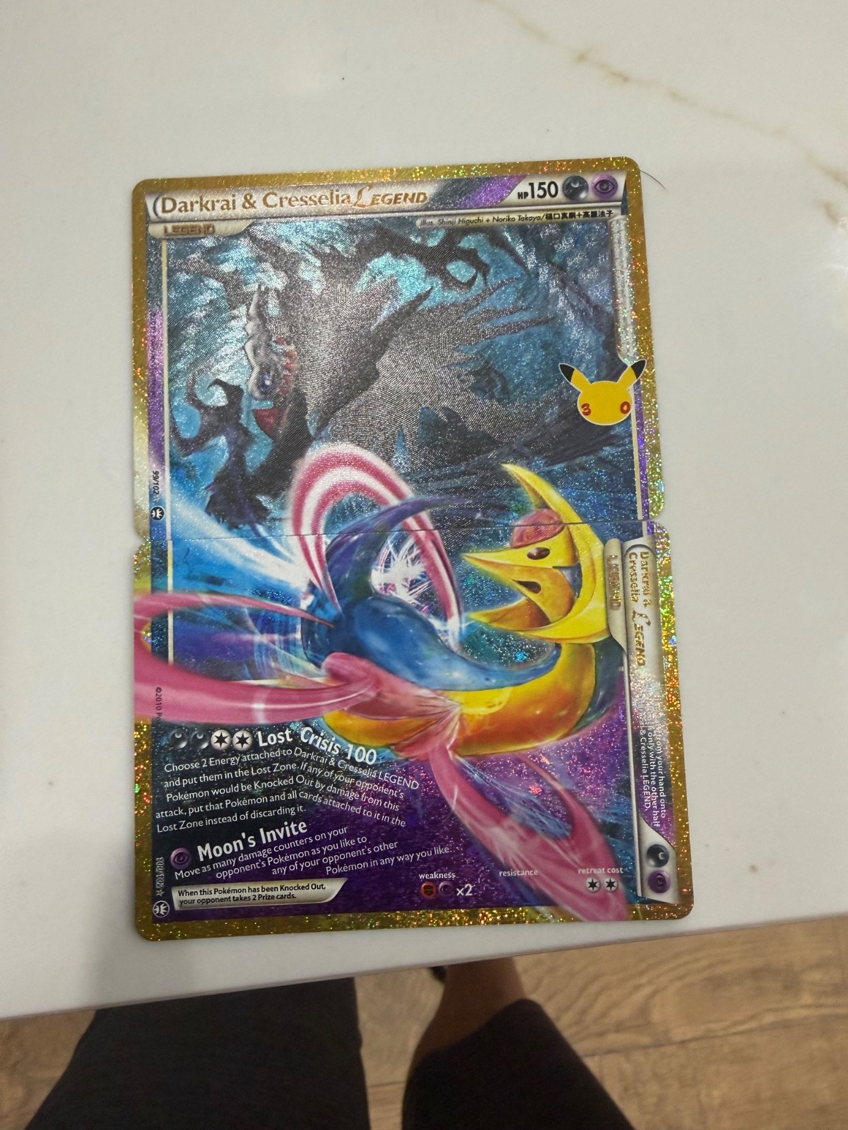 Pokemon darkrai and cresselia legend 30th anniversary