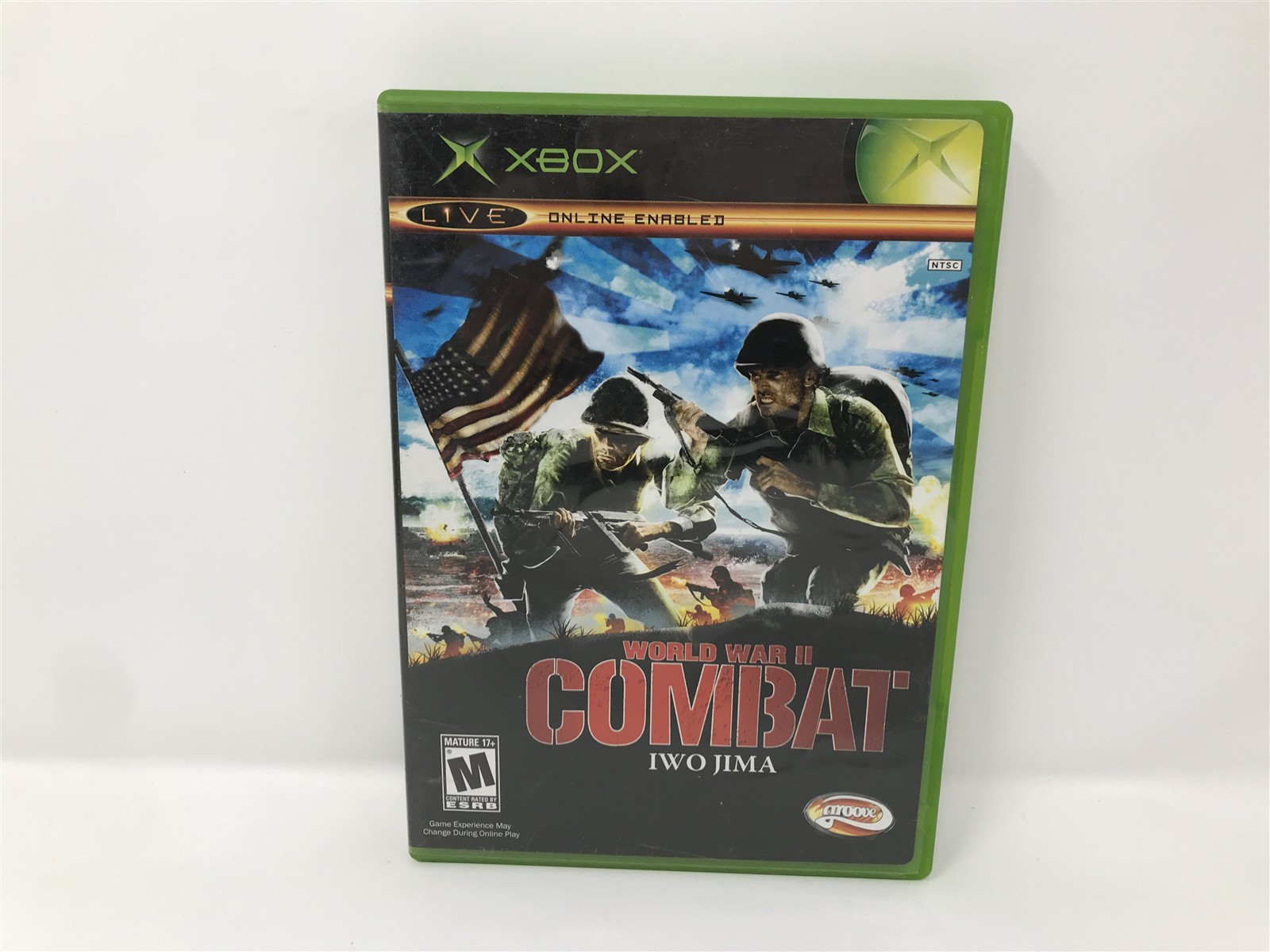World War II 2 WWII Combat: Iwo Jima - Microsoft Xbox - Complete In Box CIB 