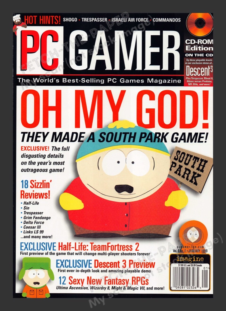 PC Gamer Jan 1999 Featuring 