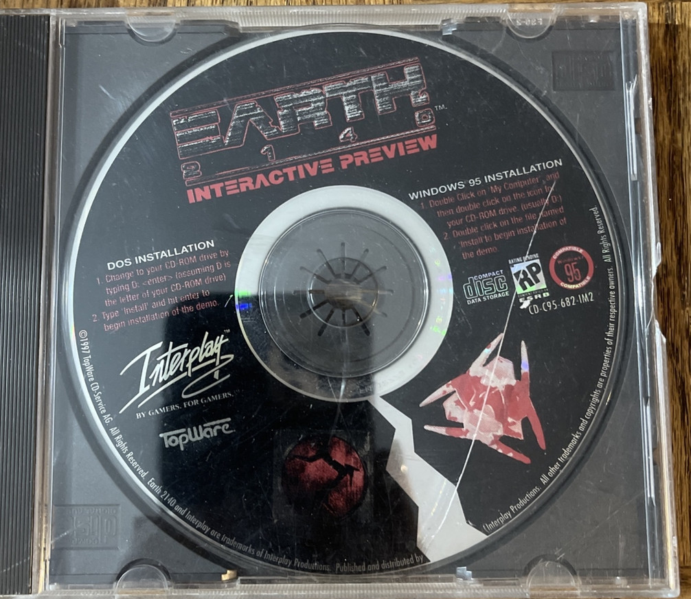 Earth 2140 PC CD Rom