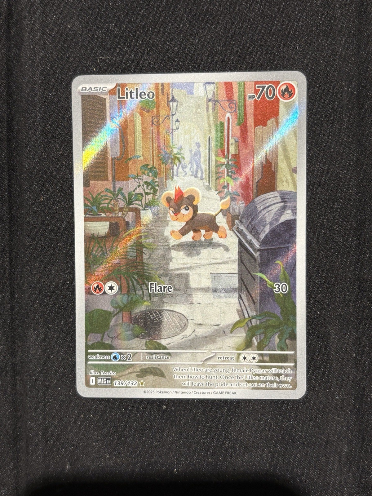 Litleo Illustration - 139/132 Mega Evolutions - Near Mint - English - Pokemon 