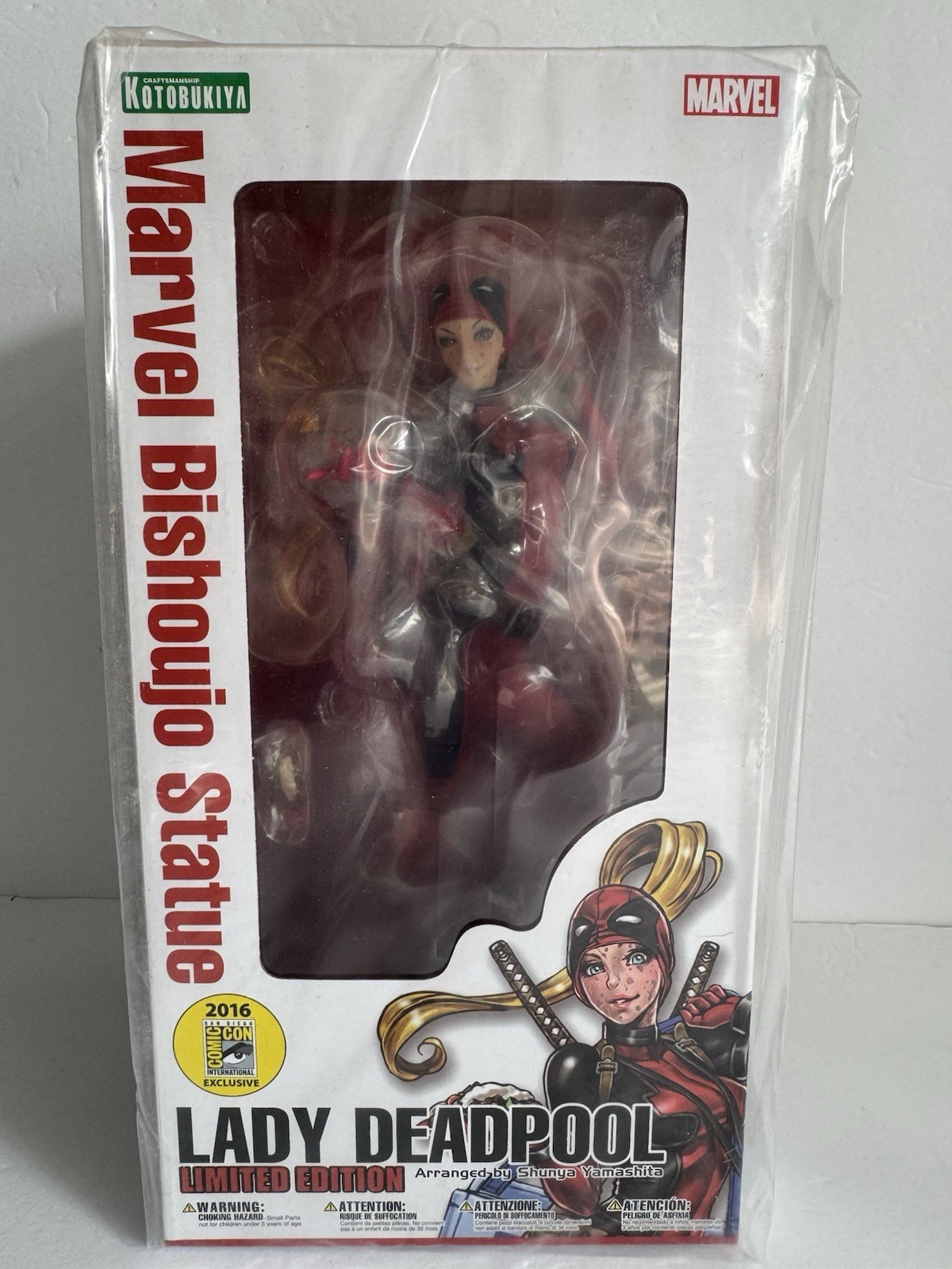 Kotobukiya SDCC 2016 Marvel Lady Deadpool Bishoujo Statue Exclusive LE
