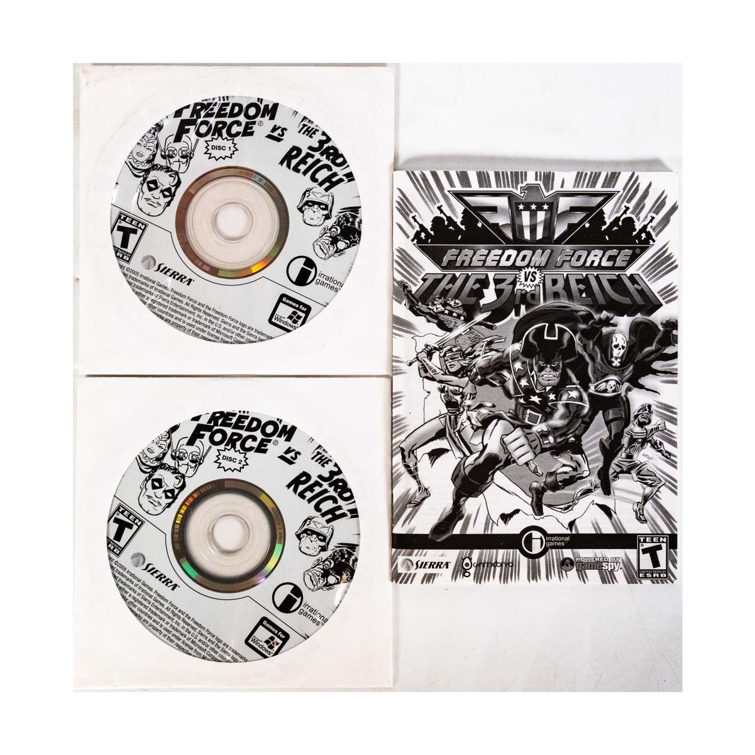 Sierra Computer Game Freedom Force vs. The 3rd Reich (PC CD-Rom) EX