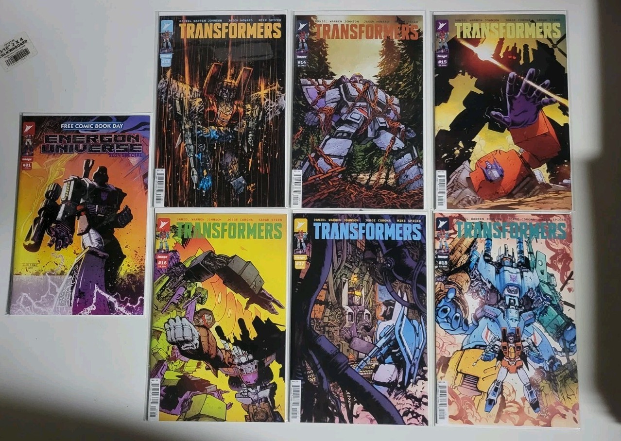 🔑TRANSFORMERS (2024) #13-18 + EU FCBD NM-/VF+ COMPLETE ARC SET IMAGE COMICS