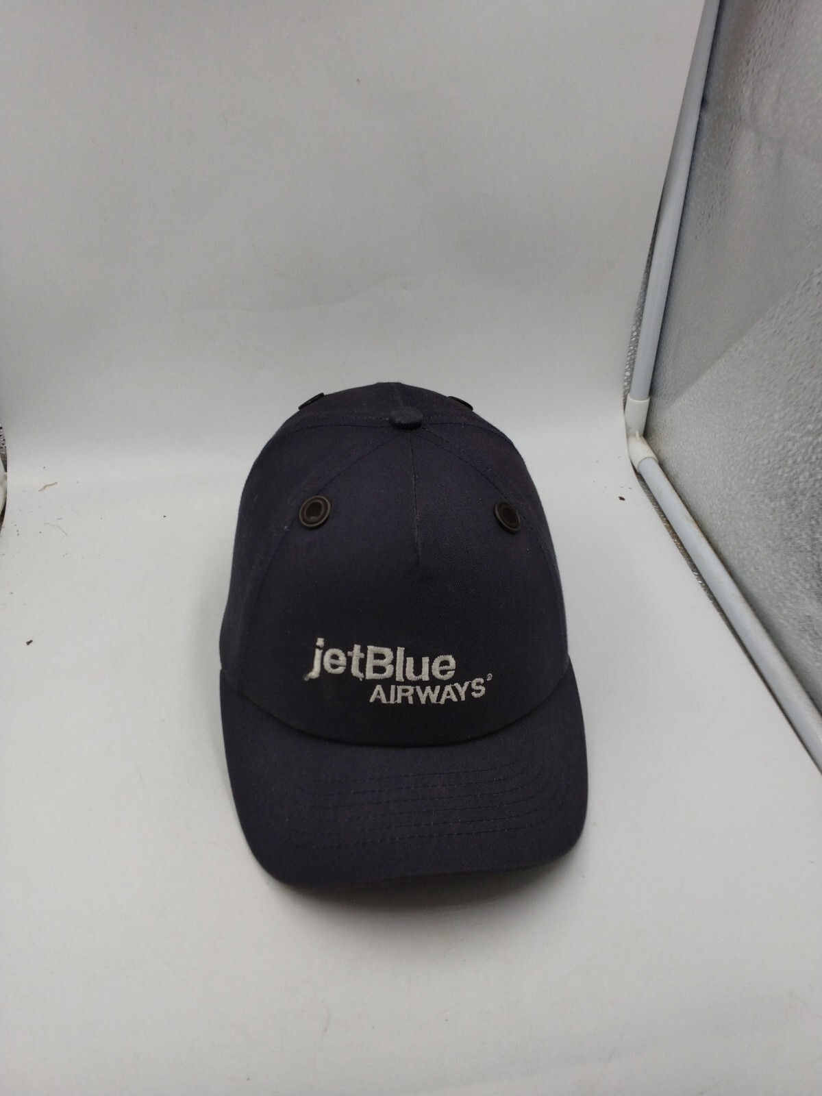 Vintage Jetblue Airways Logo Hat With Hard Hard Inisde Of It