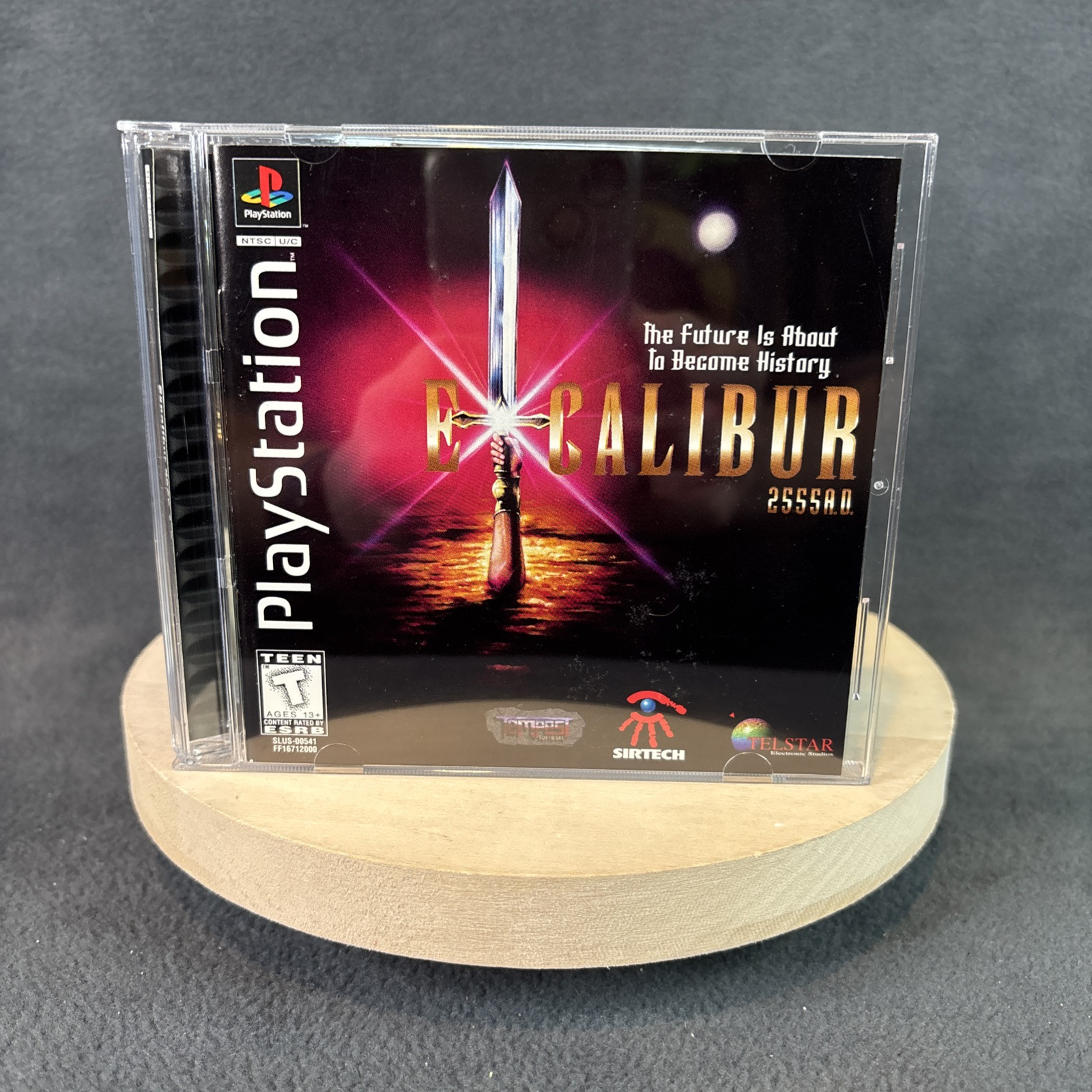 PlayStation 1 - Excalibur 2555 A.D. - CIB w/ Reg Card - Refurbished, Excellent