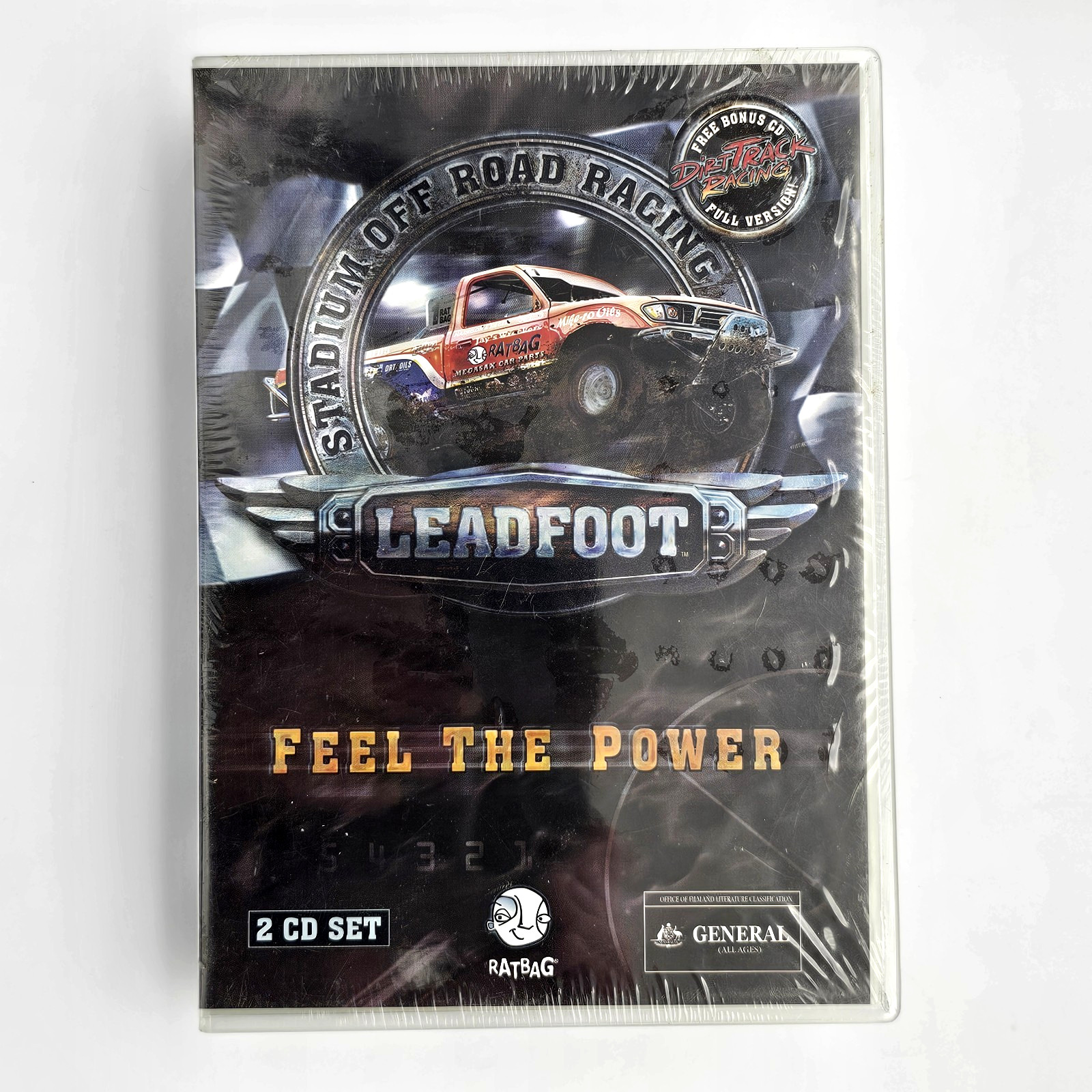 Leadfoot: Stadium Off Road Racing  PC CD-ROM  2 CD Set Ratbag Brand New & Sealed