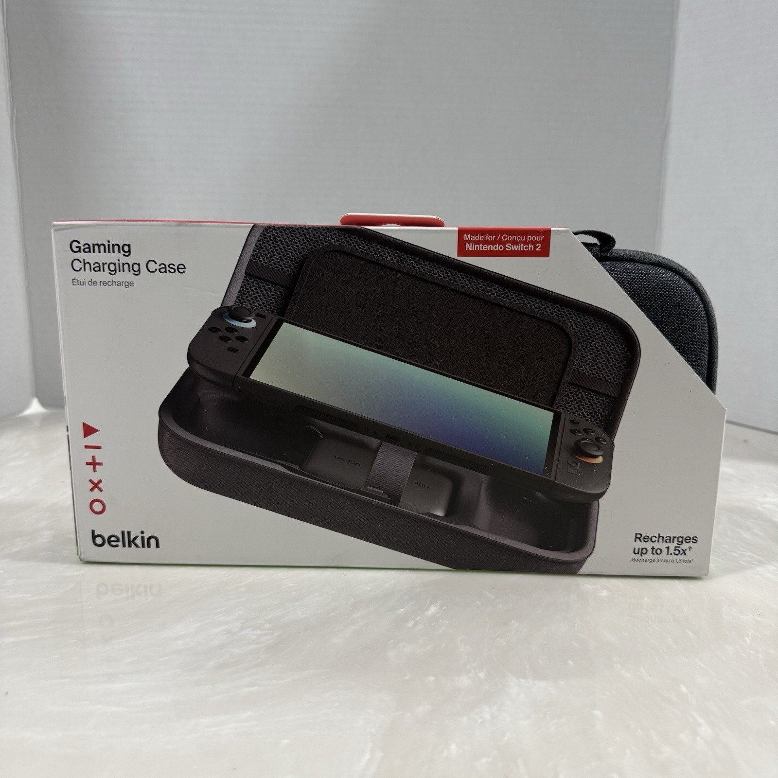 Belkin Gaming Charging Case for Nintendo Switch 2 Charcoal 10000mAh Power Bank⁠