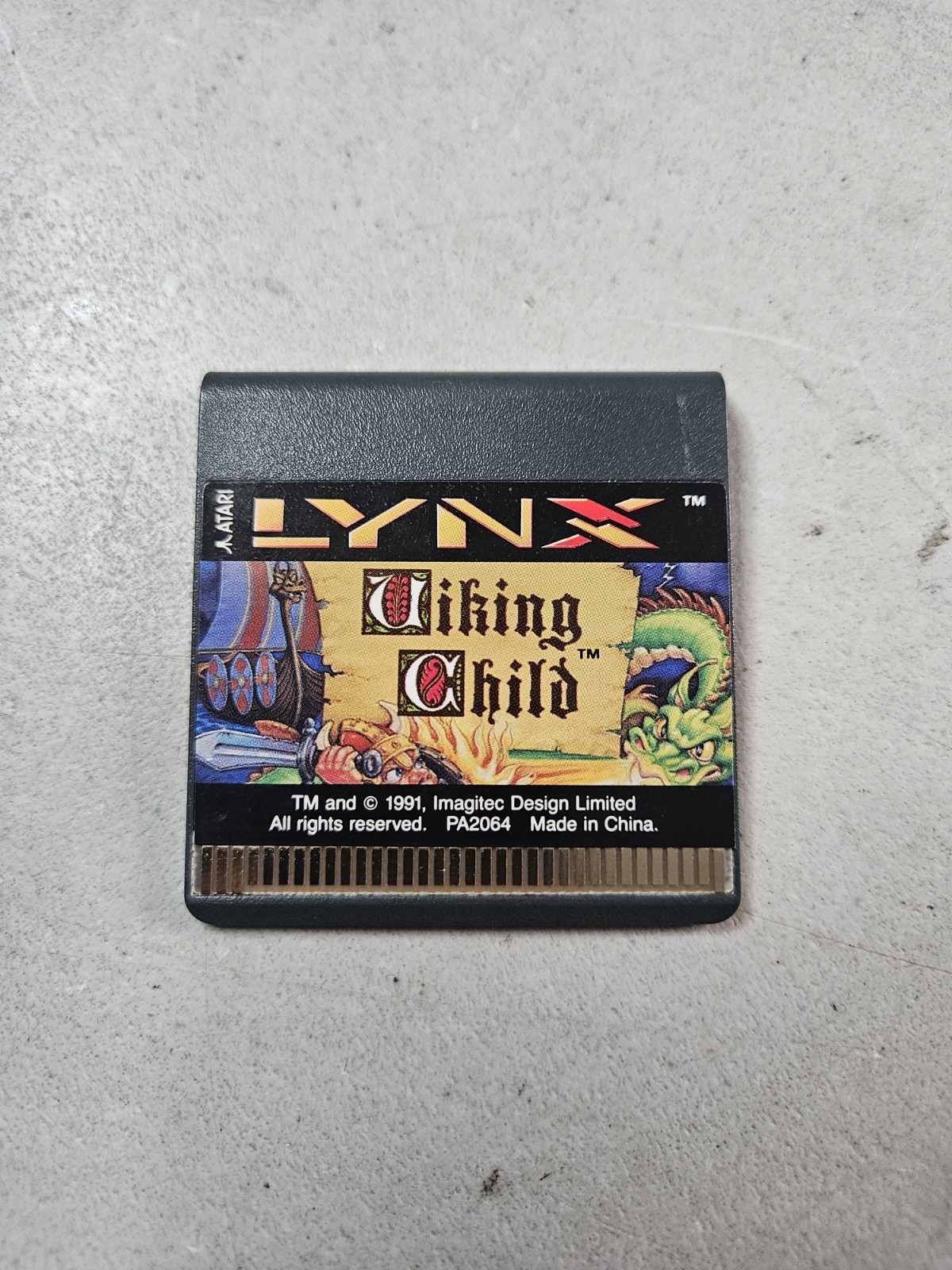 Viking Child - Atari Lynx Game *Cartridge Only* Tested And Working 