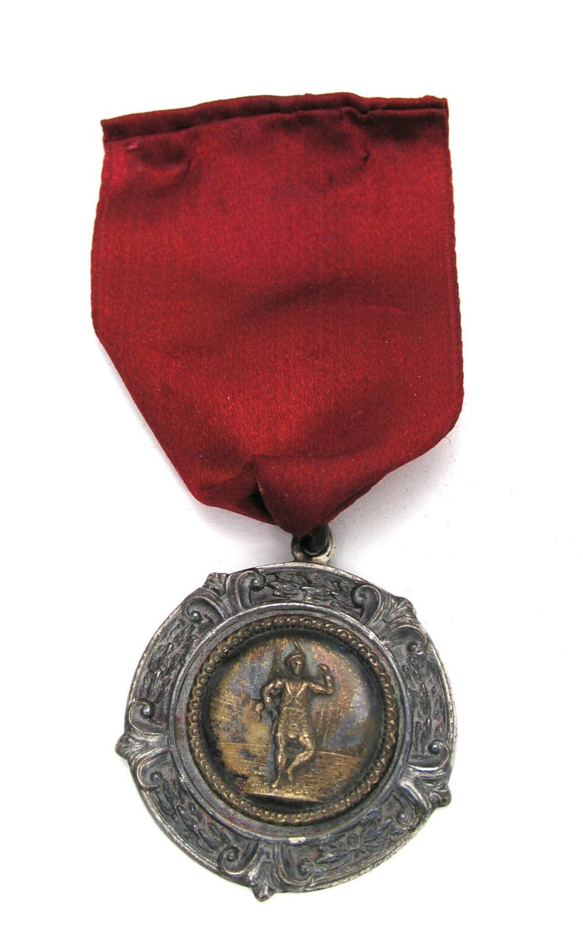 BORDER CITIES OLD BOYS  STERLING SILVER 925 MEDAL ON RIBBON #2