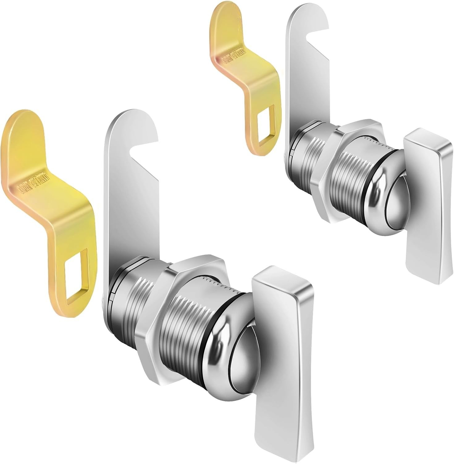 Cam Lock Thumb Operated Offset, 1-1/8” Cabinet Locks 2PCS RV Compartment Lock...
