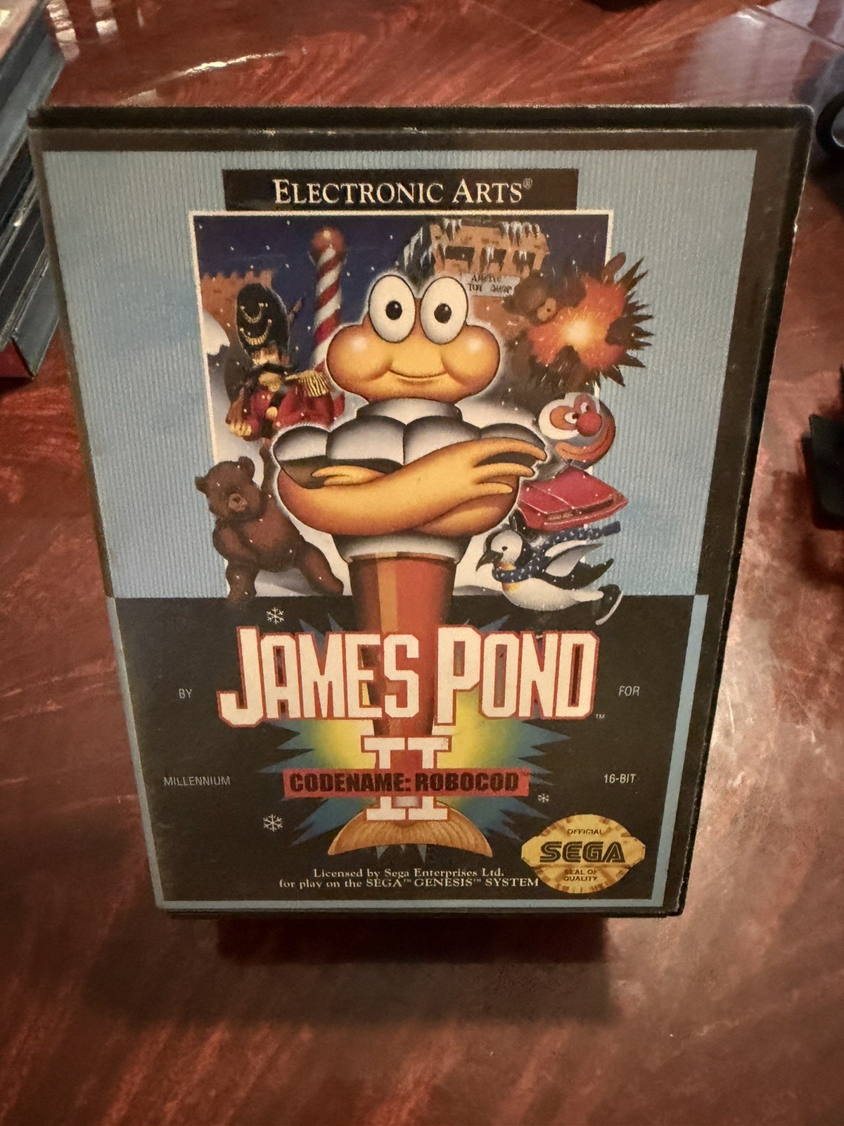 JAMES POND II 2 Codename Robocod Sega Genesis CASE & ARTWORK ONLY