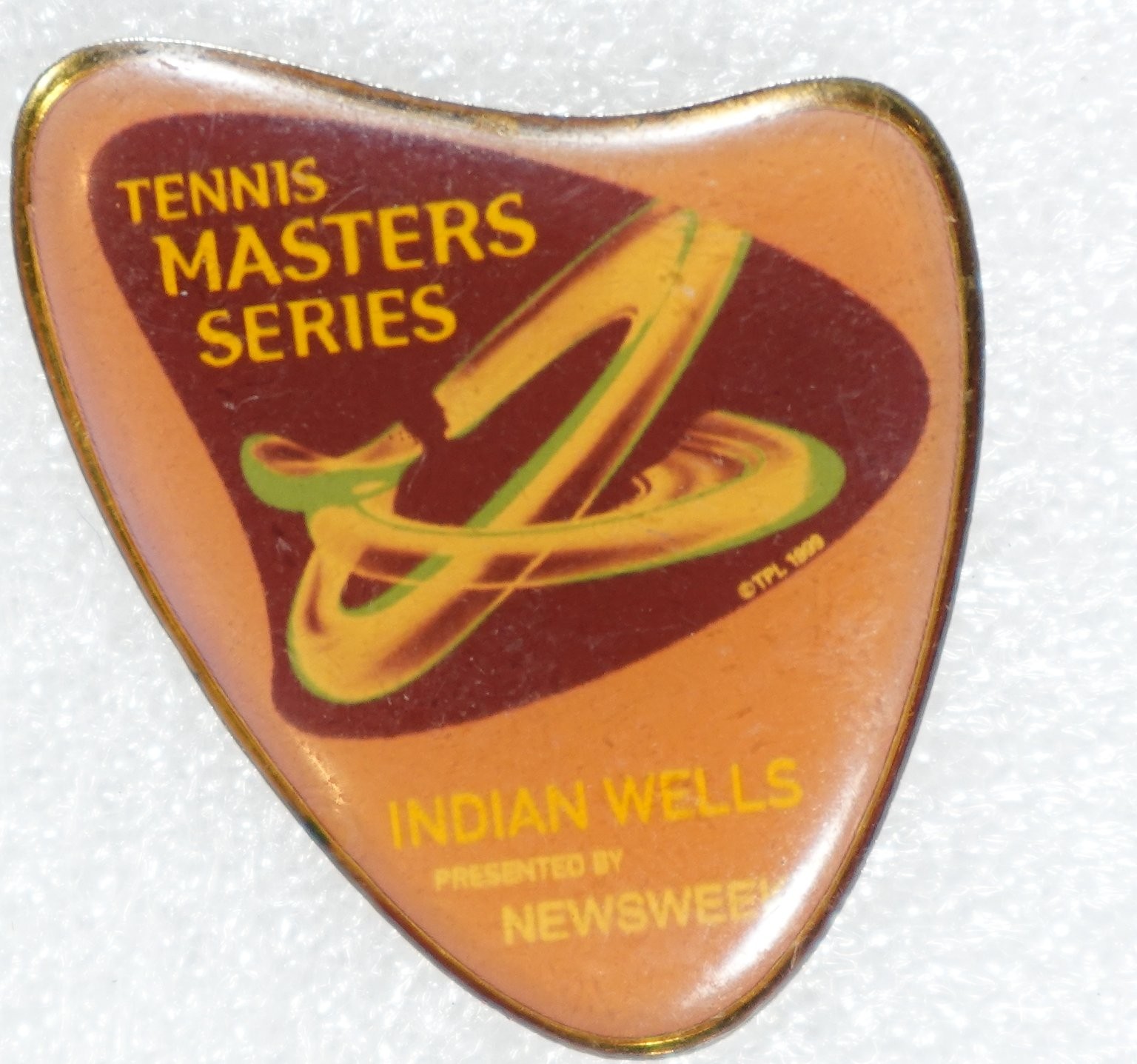 Tennis Masters Series Indian Wells Pinback Button Promo 1993