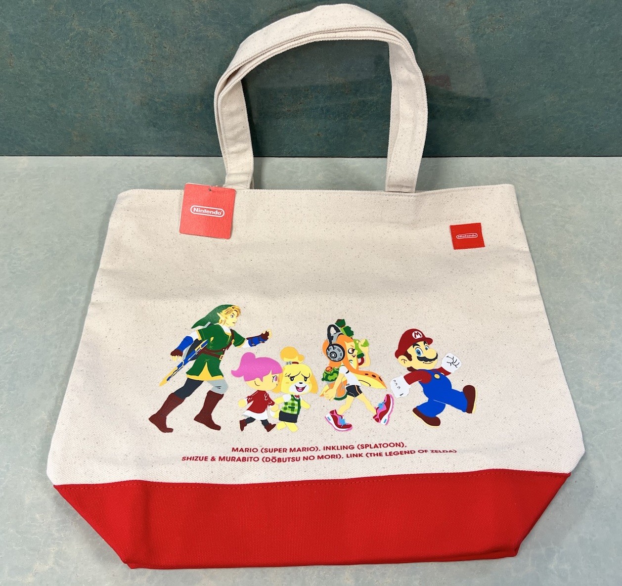 Nintendo Store Tokyo Limited  Tote bag Super Mario Zelda Link Exclusive 🇯🇵