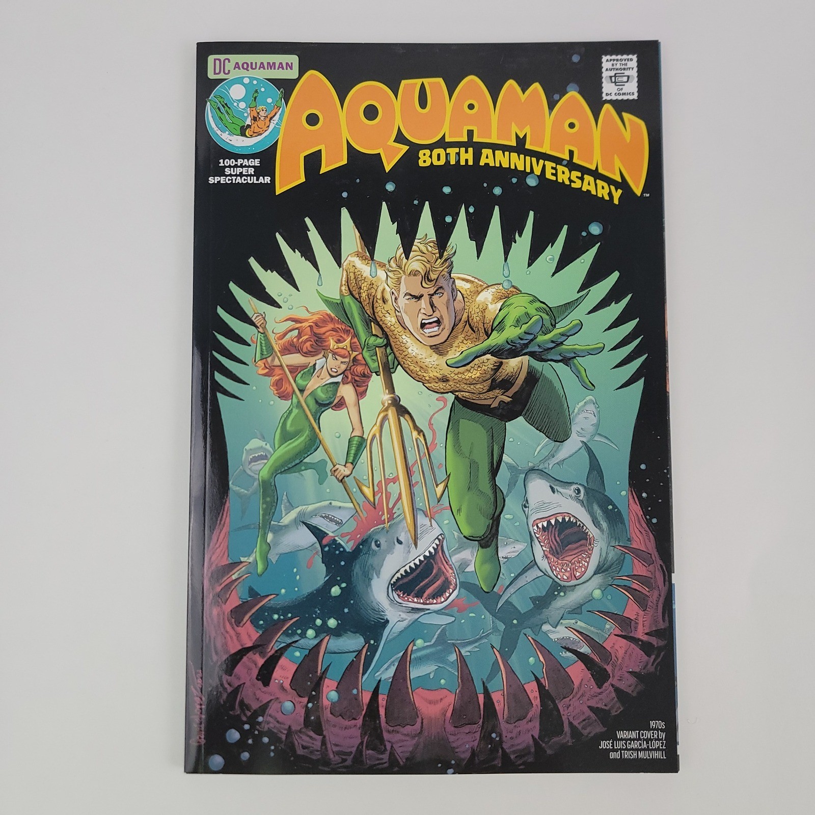 Aquaman 80th Anniversary 100-Page Super Spectacular 1970s Variant Cover DC 2021