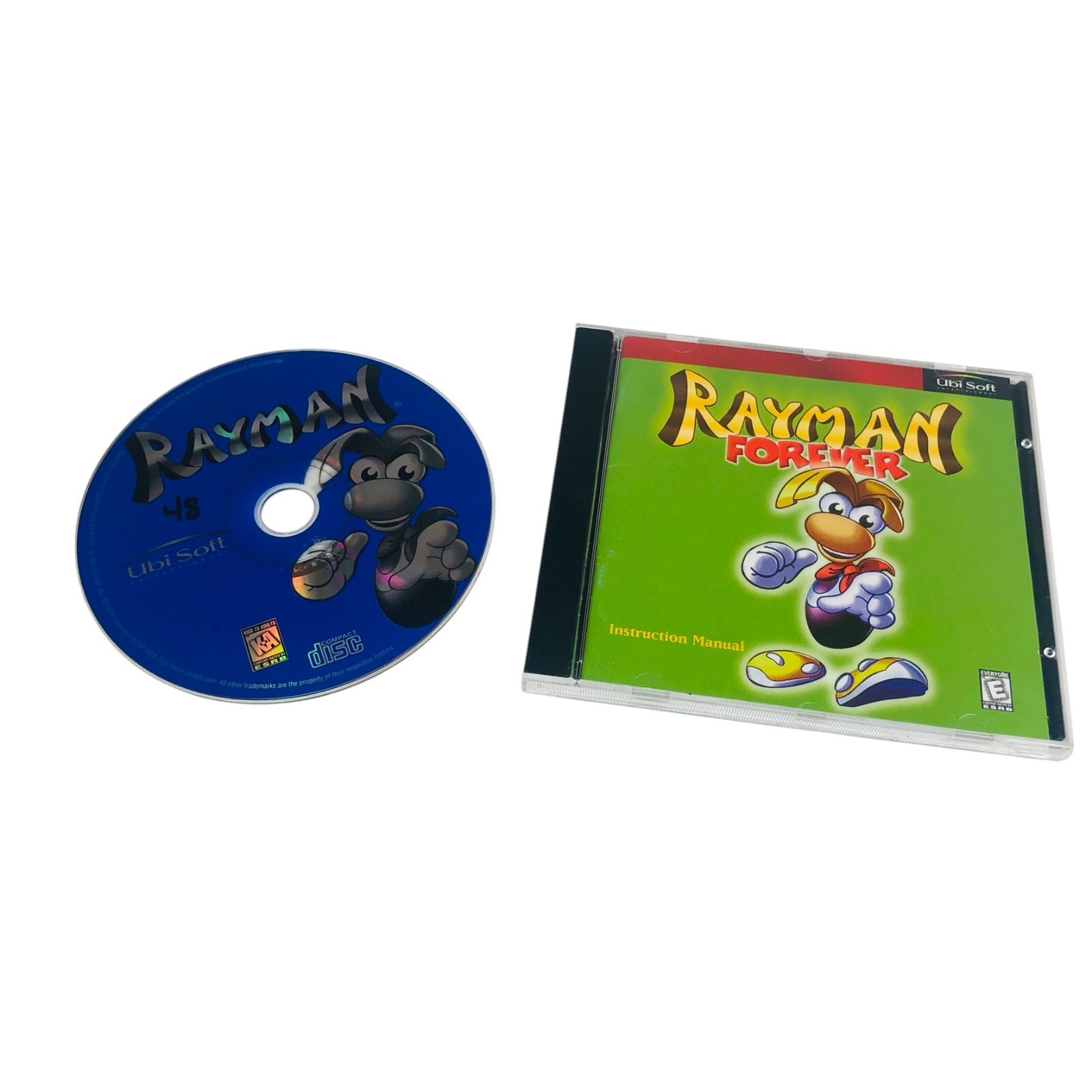 Ubisoft PC Rayman 1997 CD-ROM Only & Rayman Forever 1999 Complete