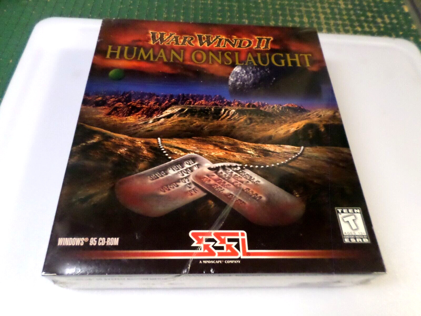 WAR WIND II: HUMAN ONSLAUGHT - (PC, CD-ROM, 1997 SSI) - BIG BOX - NEW