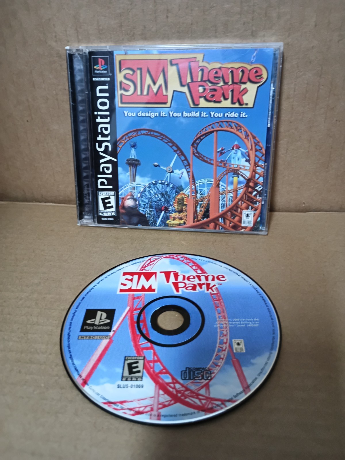 Sim Theme Park Sony PlayStation 1 PS1