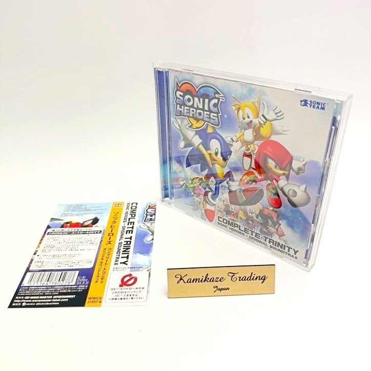 Complete Trinity: Sonic Heroes Original  Music SOUNDTRACK CD 2004 Yuji Naka