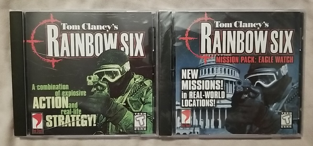Tom Clancys Rainbow Six + Eagle Watch Mission Pack Complete & Tested CIB PC 2000