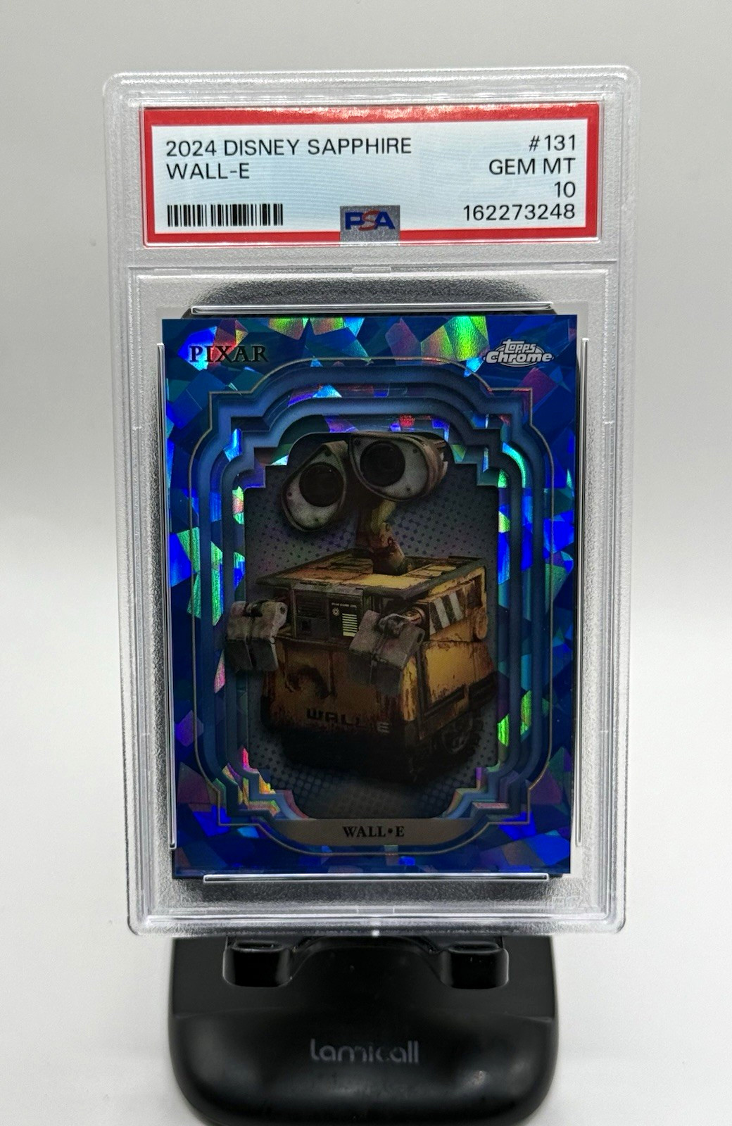 2024 Topps Disney Sapphire WALL-E Pixar PSA 10 GEM MT (1st Year Sapphire 🔥)