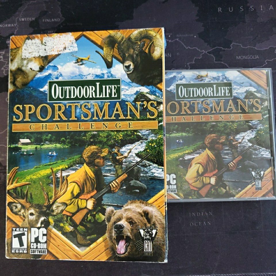Outdoor Life Sportsman's Challenge-PC CD-ROM-complete boxed