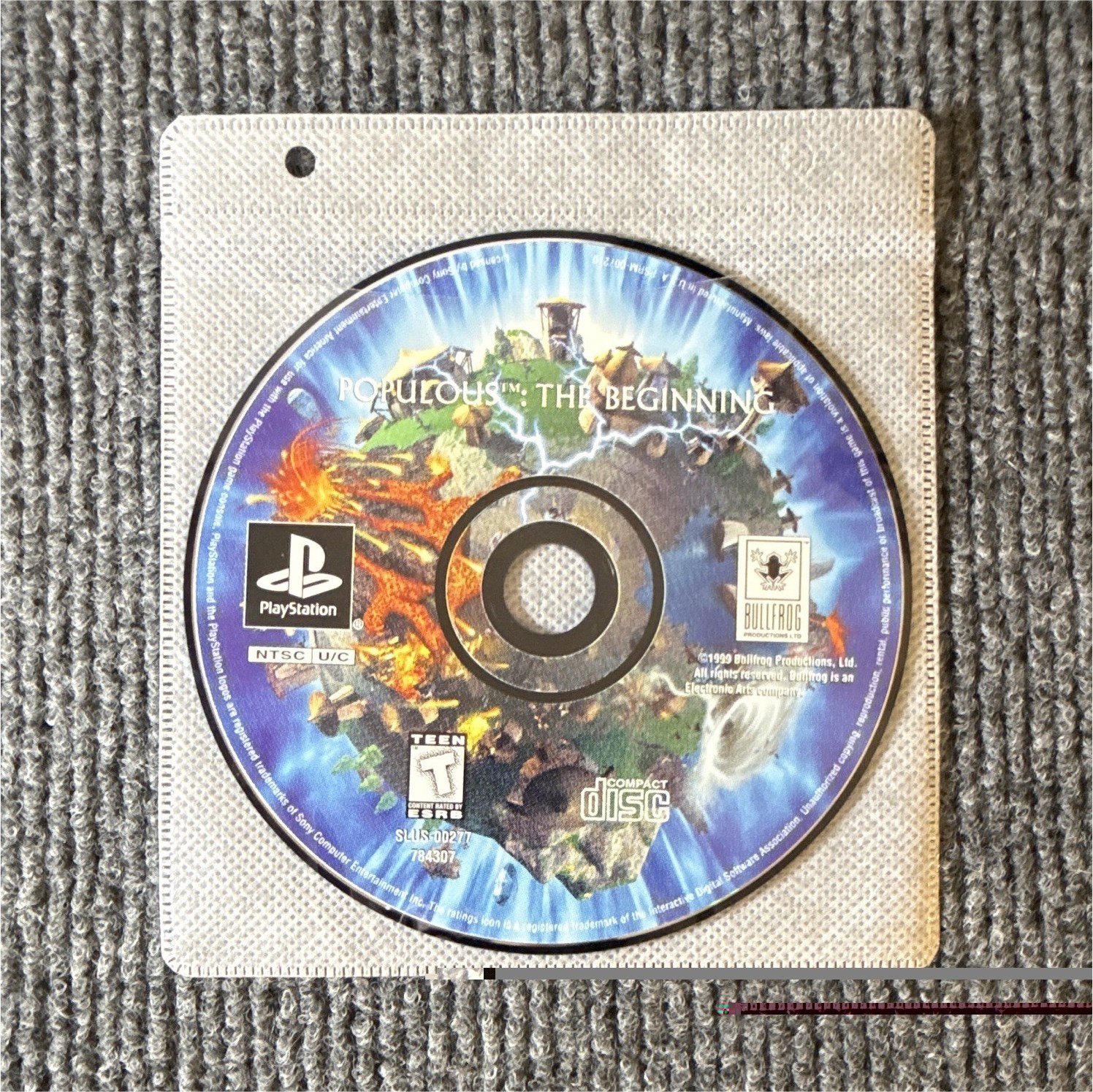 Electronic Arts Populous: The Beginning Sony PlayStation 1 NTSC-U/C 1998 T