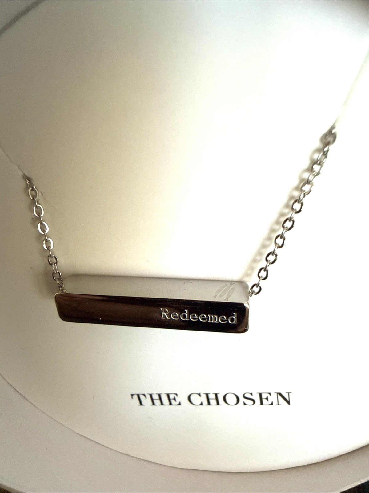 The Chosen Silver Necklace (Redeemed) New in Box