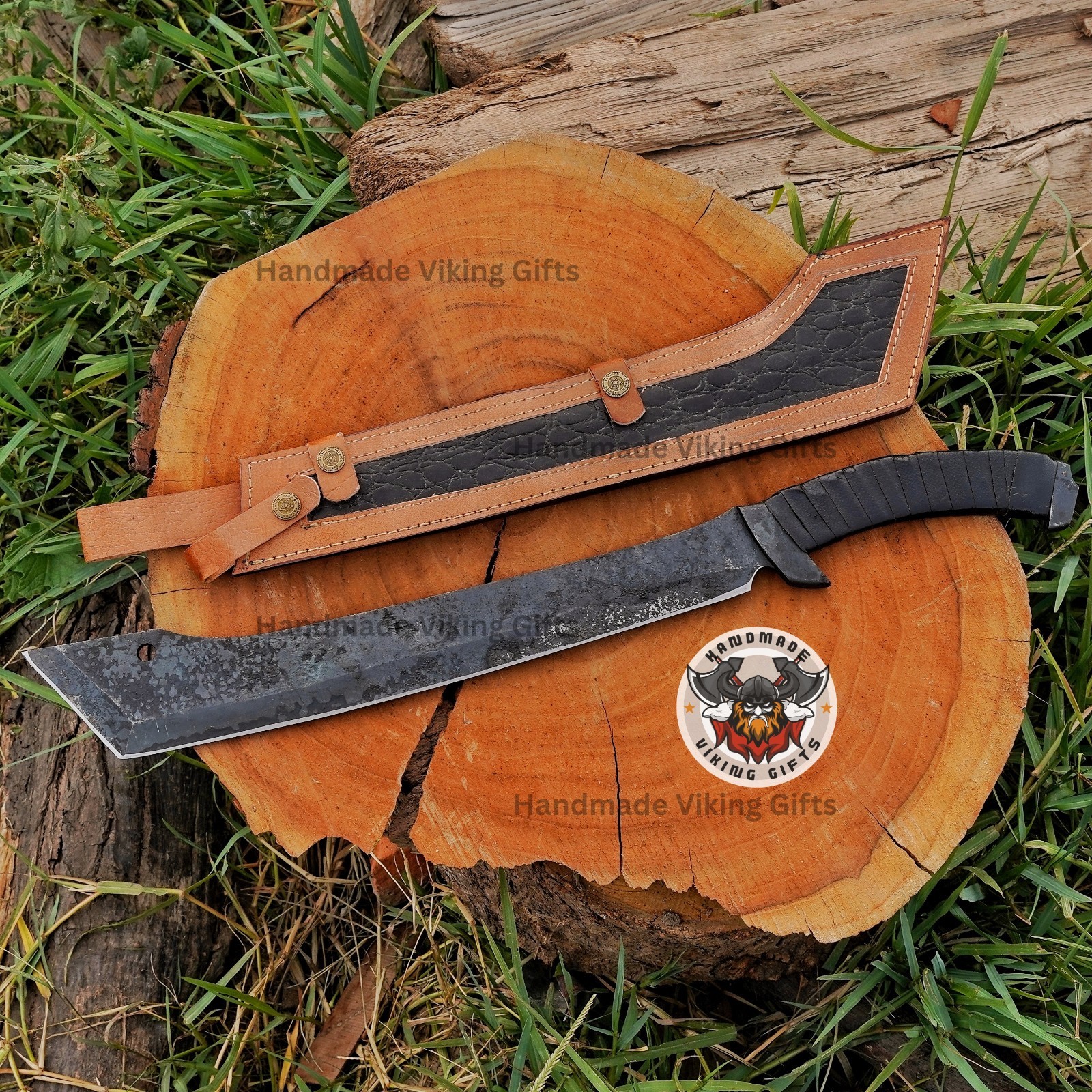 Custom Handmade Carbon Steel Machete 21