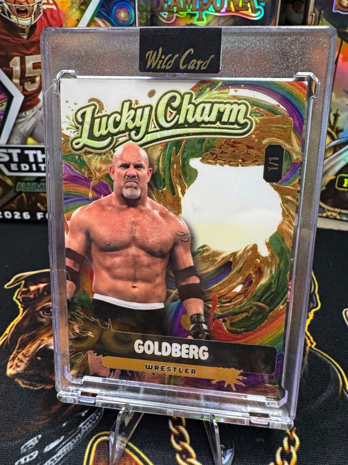 Wild Card Lucky Charm Goldberg Serial Numbered 1/1 Trading Card SLSCPGb2-GB