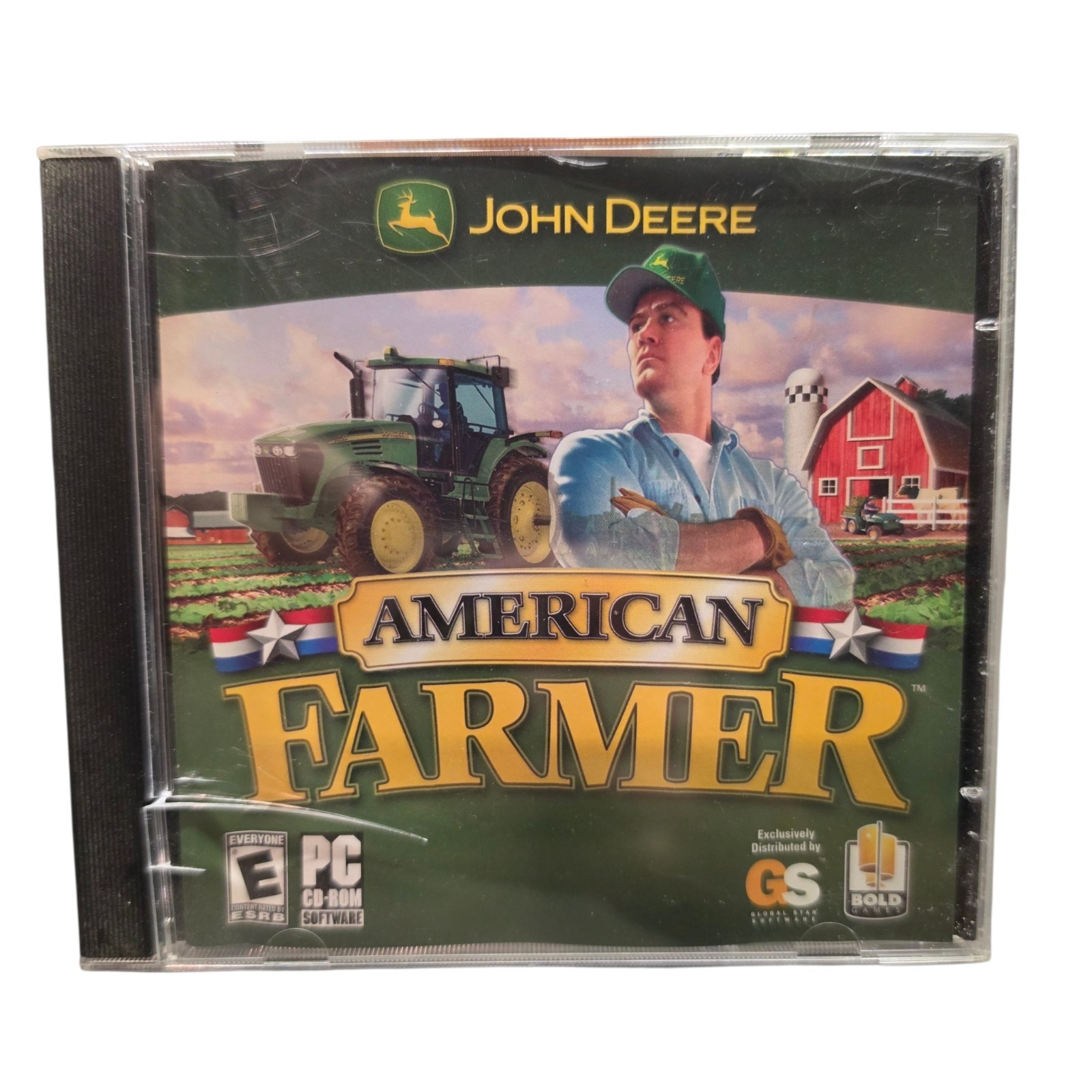 Vintage John Deere  American FARMER  PC\CD Computer Game Global Star Software