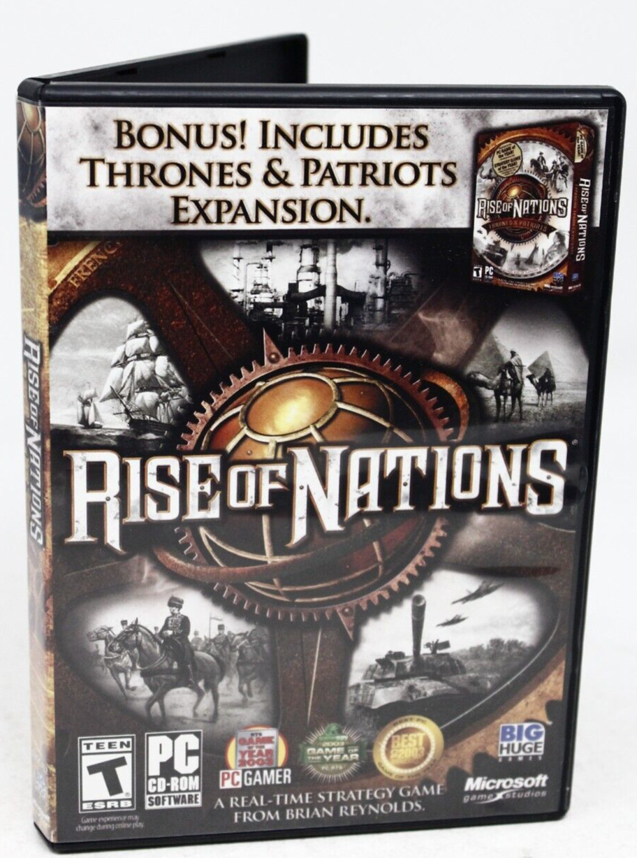 Rise of Nations + Rise of Nations: Thrones & Patriots (PC, 2003)