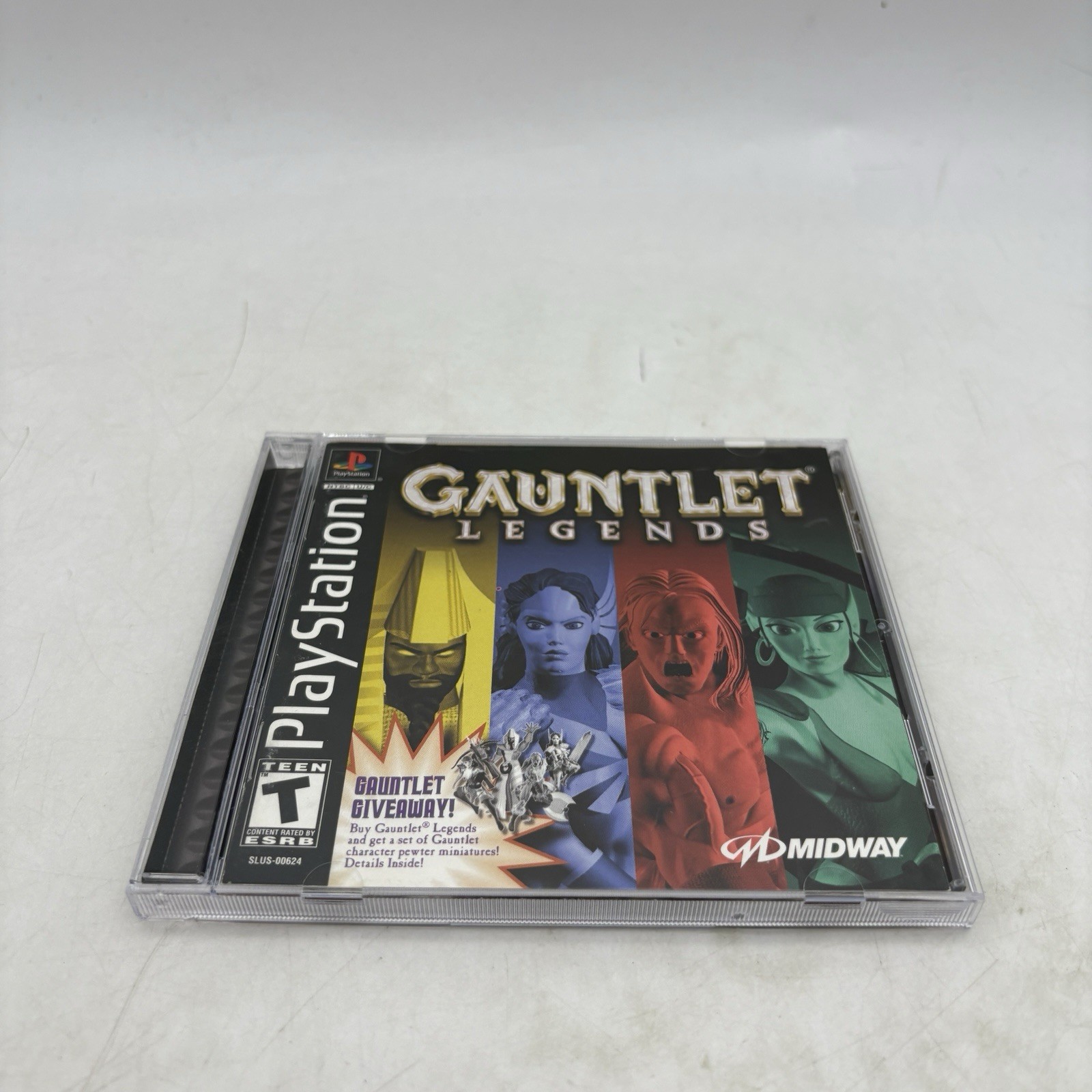 Gauntlet Legends PS1 PlayStation 1 Complete w/ Manual + Reg Card Tested