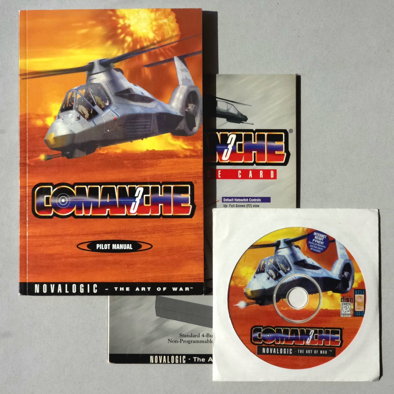 Commanche 3: Helicopter Combat Simulator (PC, 1997) Novalogic