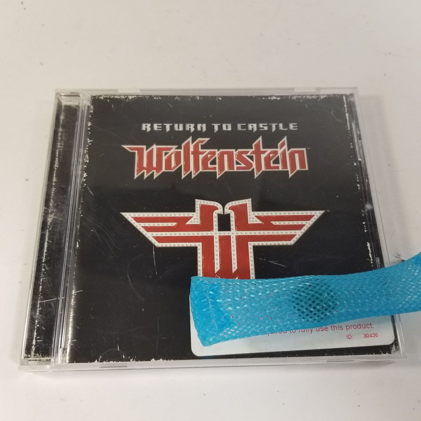 Return To Castle Wolfenstein PC CD ROM 2001 Jewel Case, Insert, CD Key Included