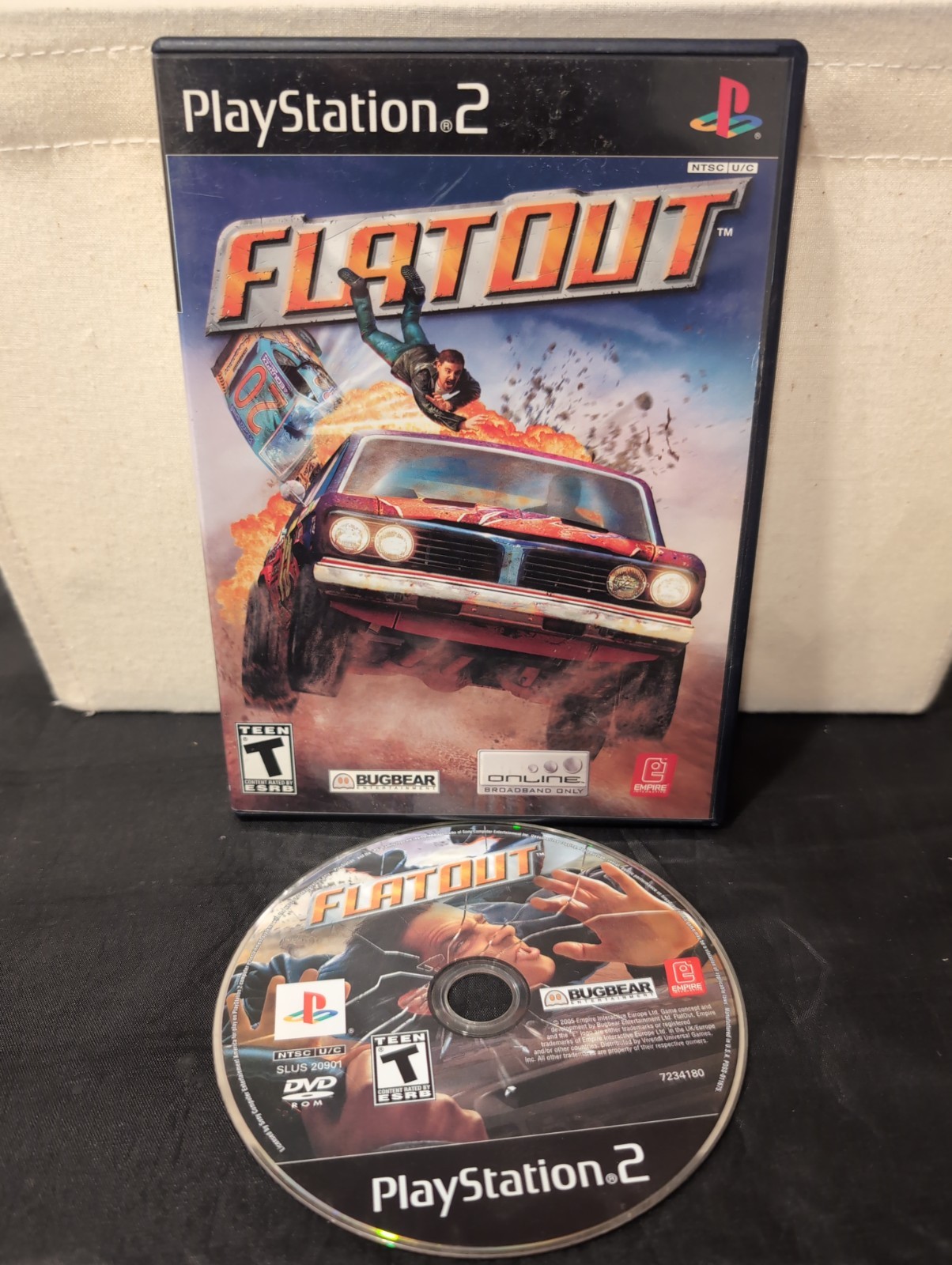 FlatOut (Sony PlayStation 2 PS2, 2005)