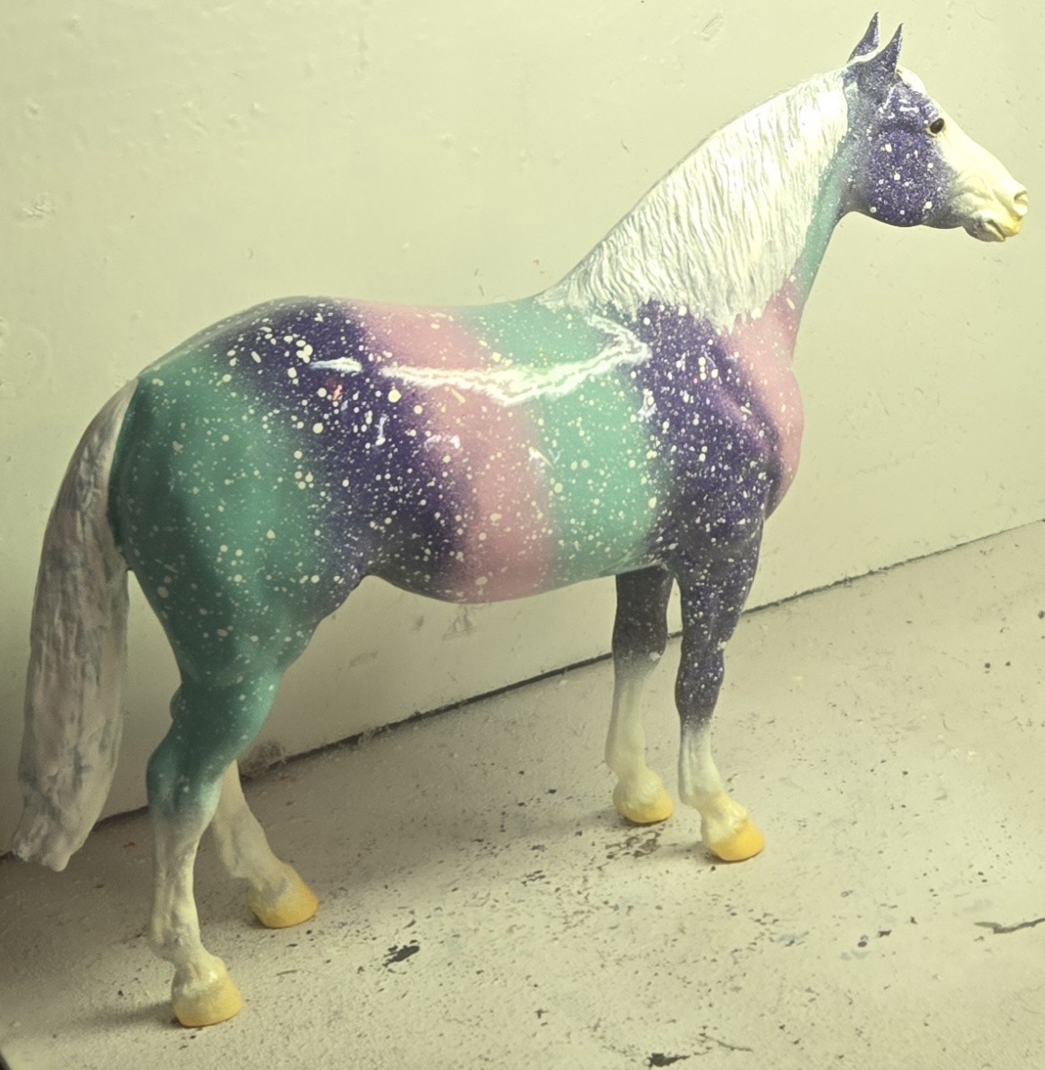 Breyer CM Teal Stripes Adios