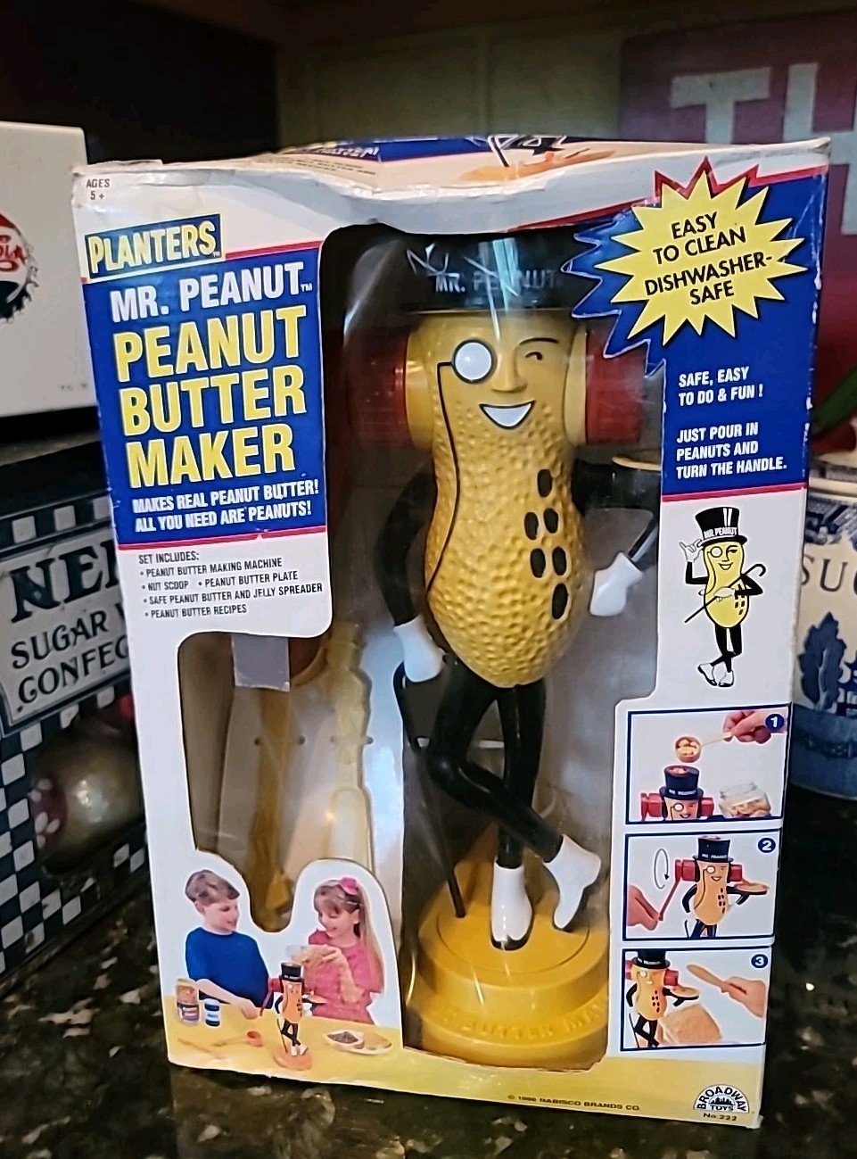 Planters Mr Peanut Peanut Butter Maker Kit UNOPENED UNUSED 1996 Orig A+ Conditio