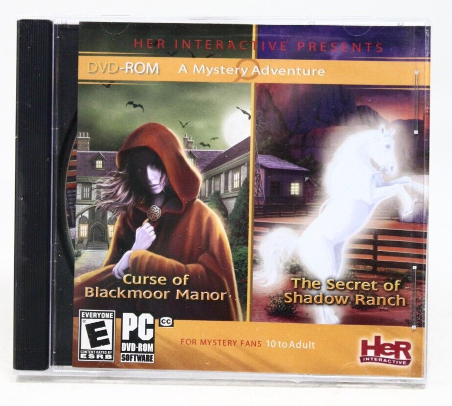 Nancy Drew 2 Pack:Curse Of Blackmoor Manor,The Secret Of Shadow Ranch-New Sealed